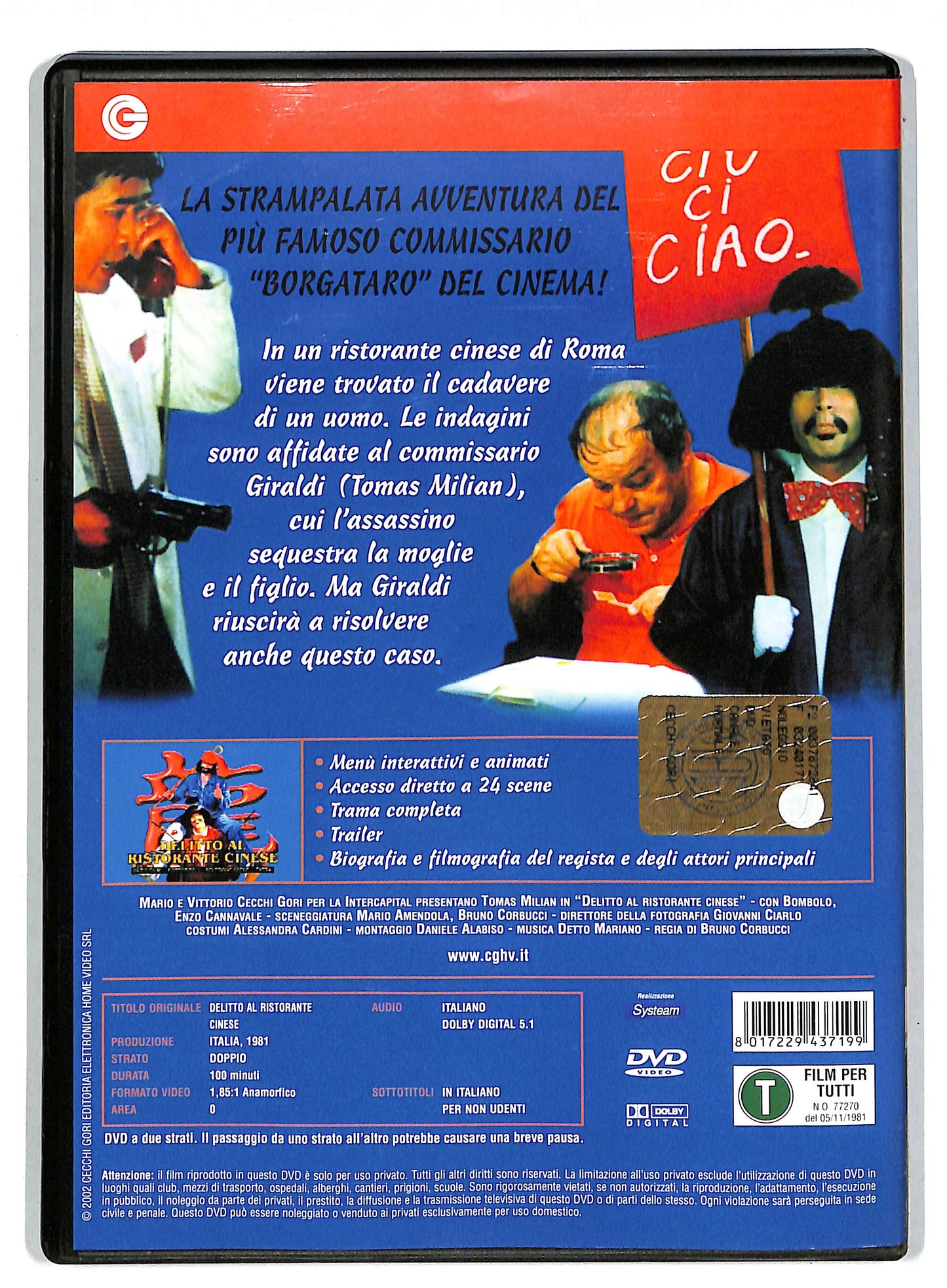 EBOND Delitto al ristorante cinese DVD D819561