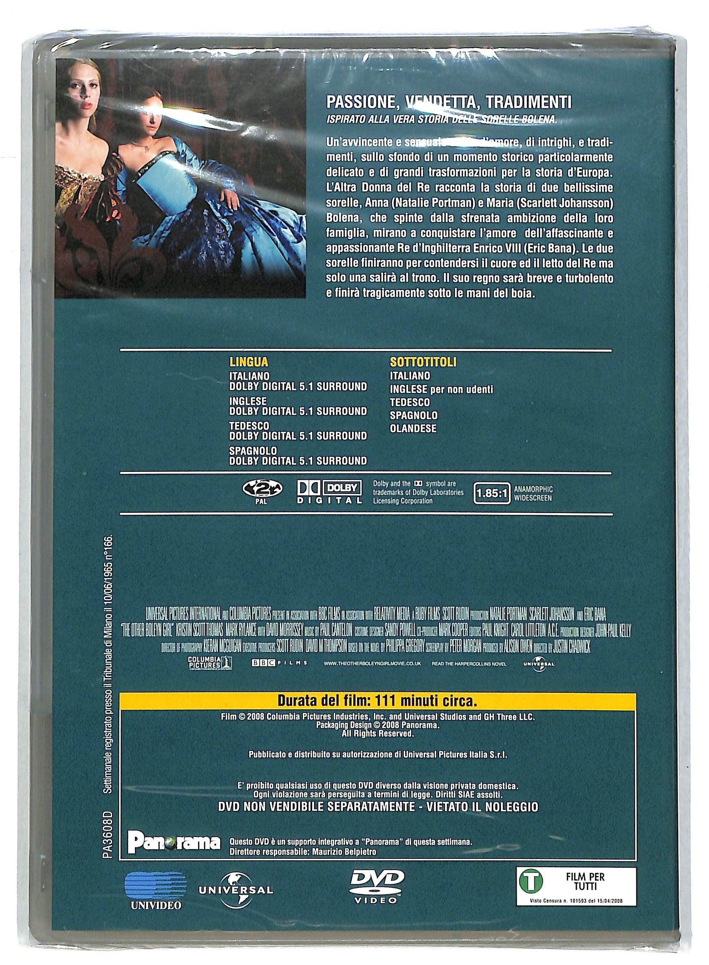EBOND L'altra donna del re EDITORIALE DVD D819563