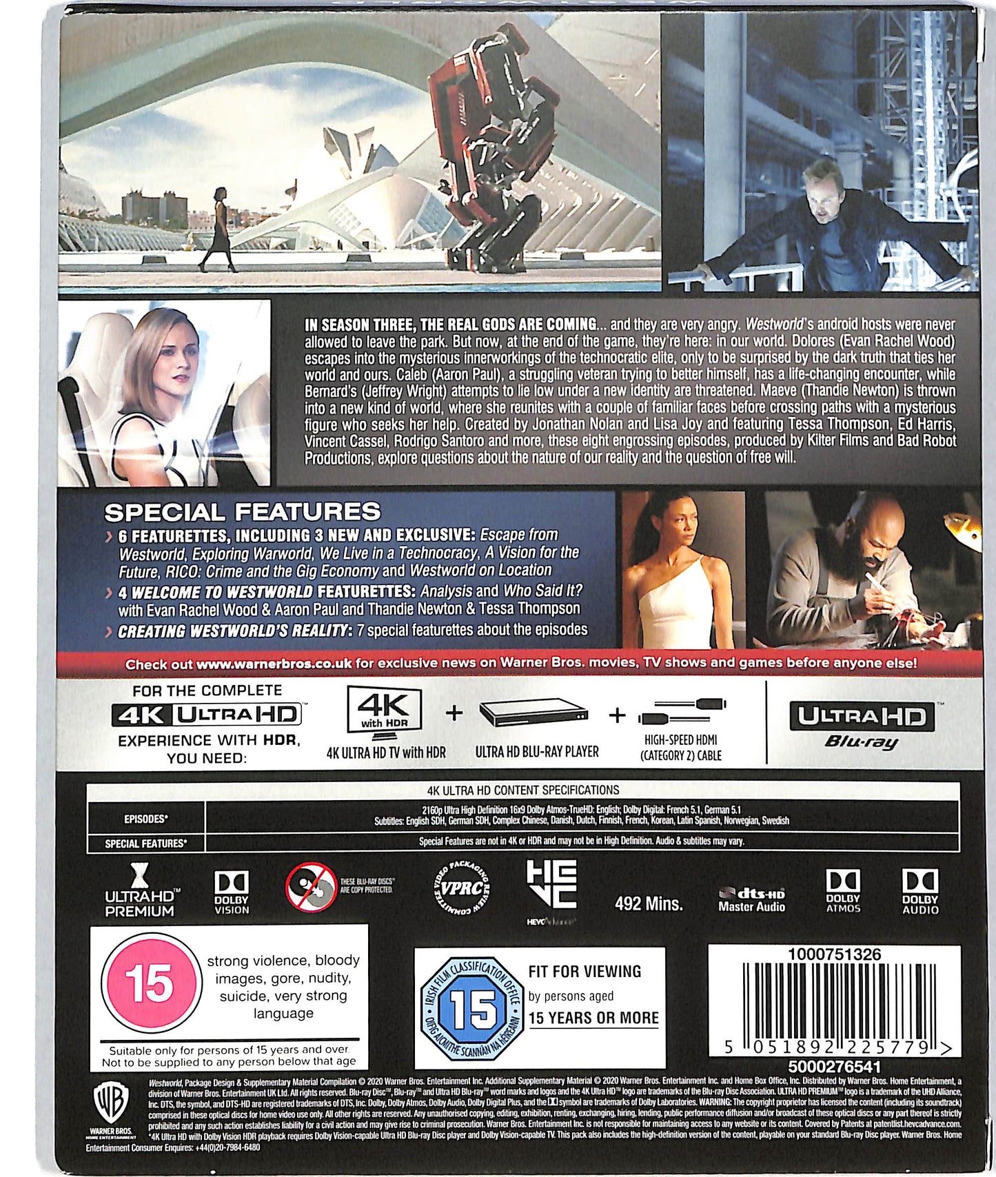 EBOND Westworld - Season 3 - NO ITA BLURAY D819612