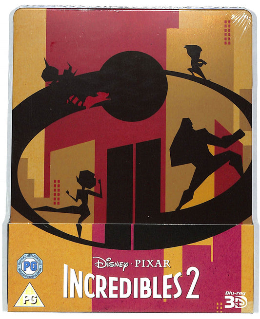 EBOND Incredibles 2 - UK edition STEELBOOK - BLURAY 3D +  BLURAY D819643