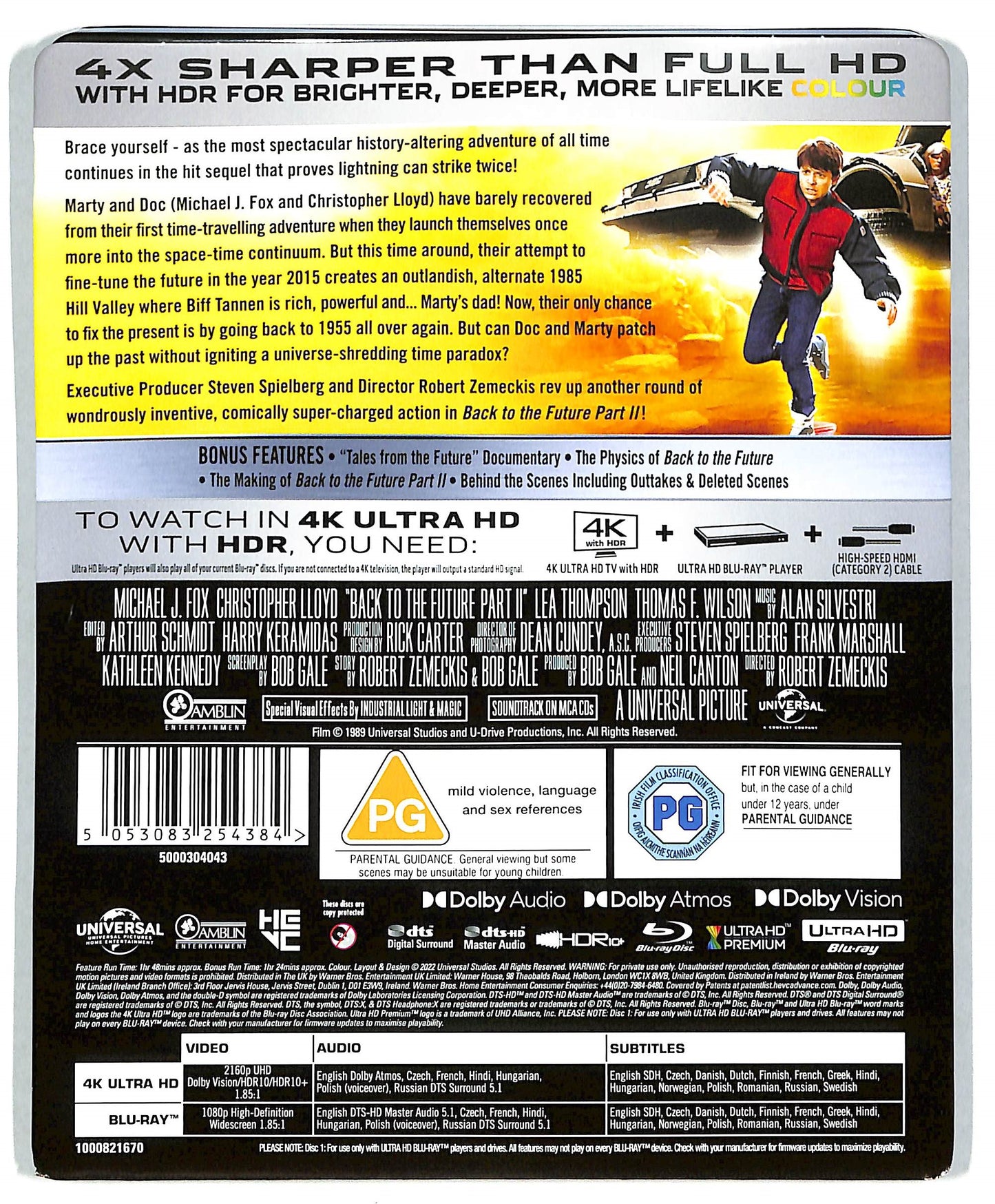 EBOND Back to the future part 2 - 4K ULTRA HD  BLURAY D819744
