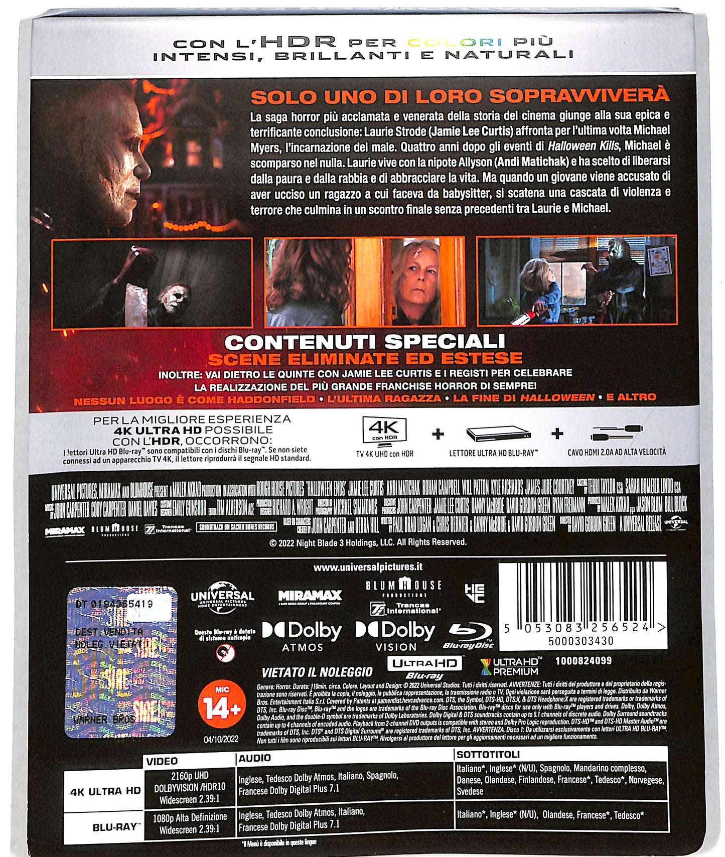 EBOND Halloween ends 4K ULTRA HD STEELBOOK BLURAY D819770