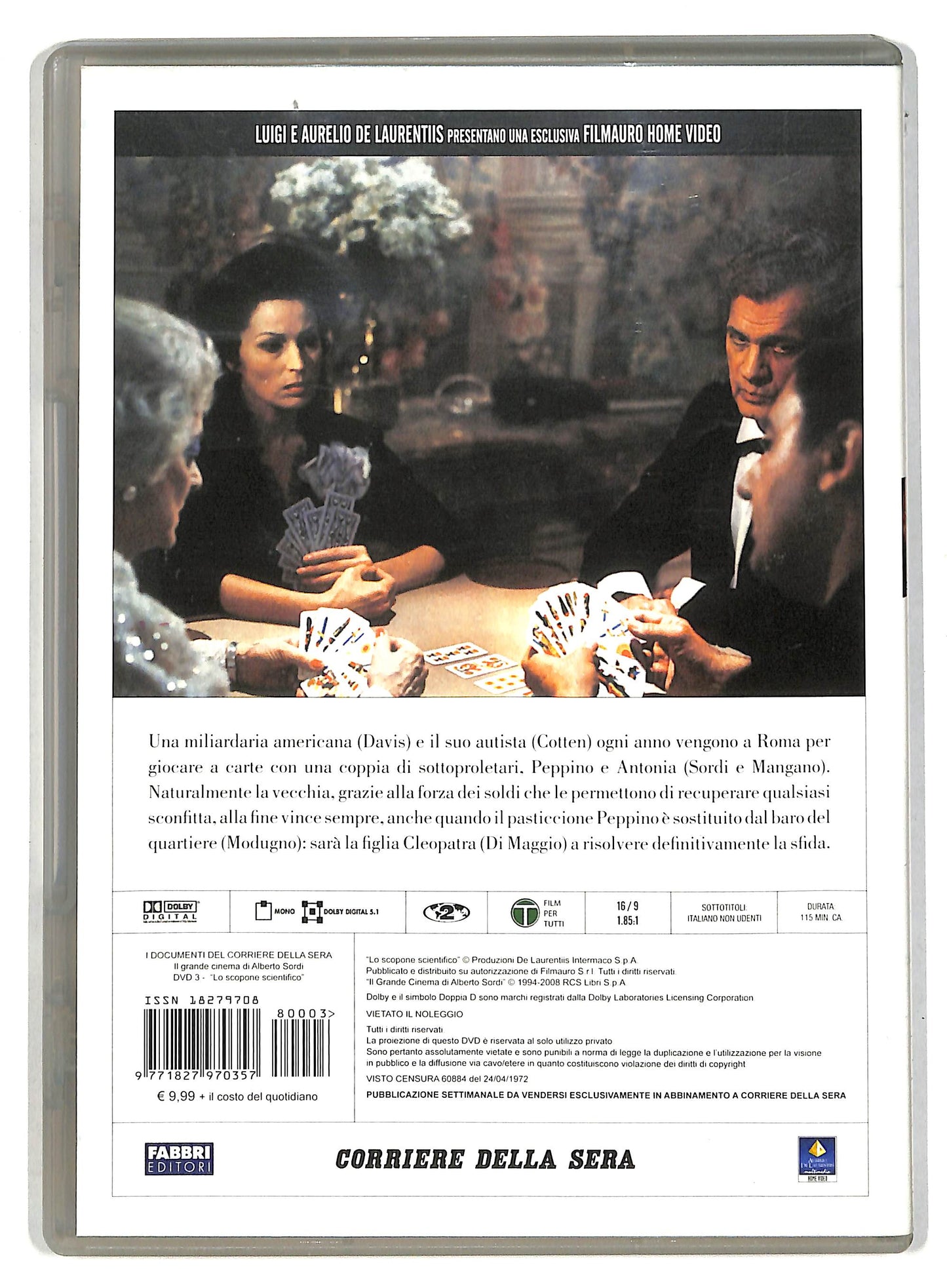 EBOND Lo Scopone Scientifico - Il grande cinema di EDITORIALE  DVD D819813