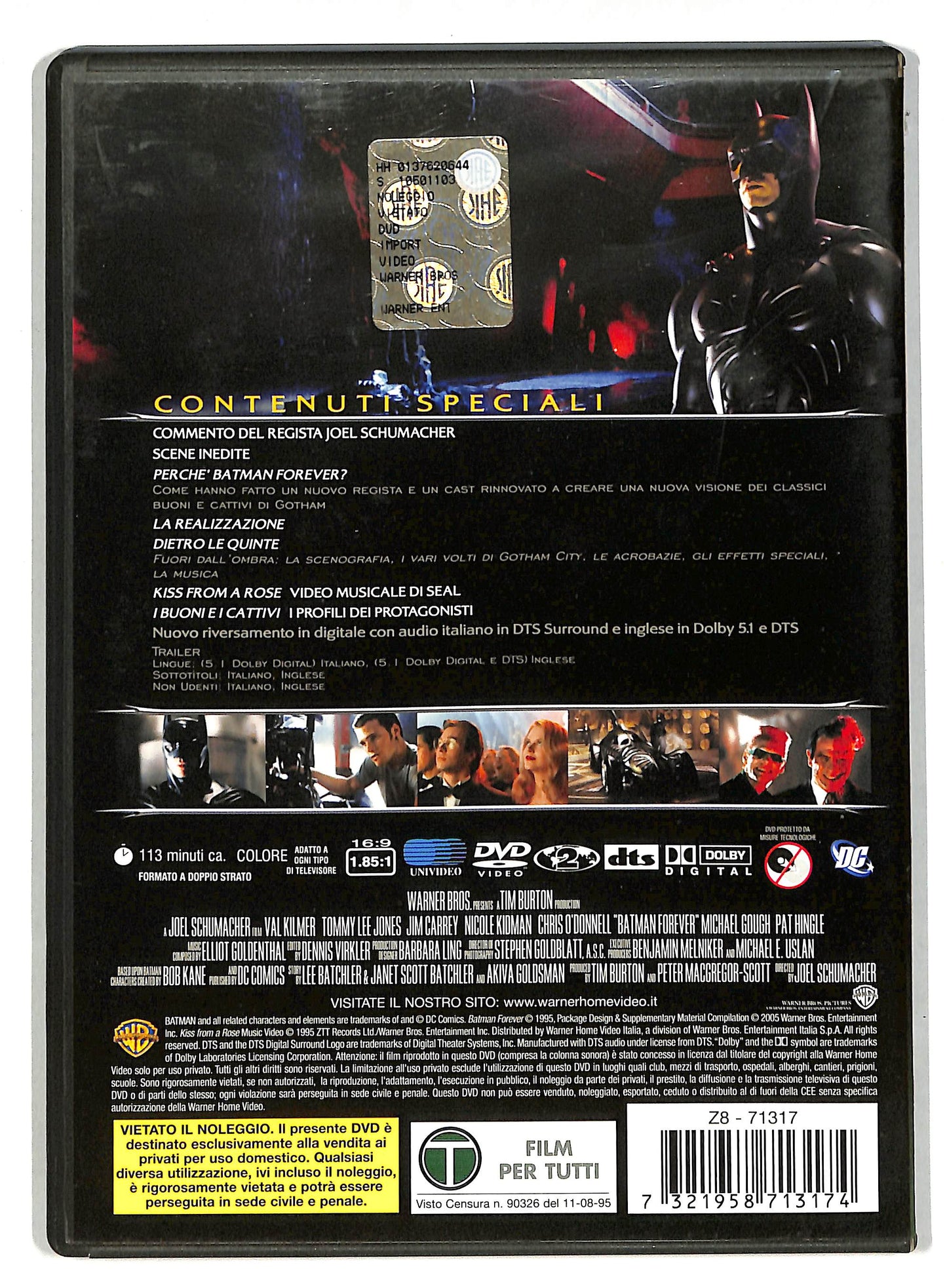 EBOND Batman Forever EDIZIONE SPECIALE 2 dischi DVD D819817