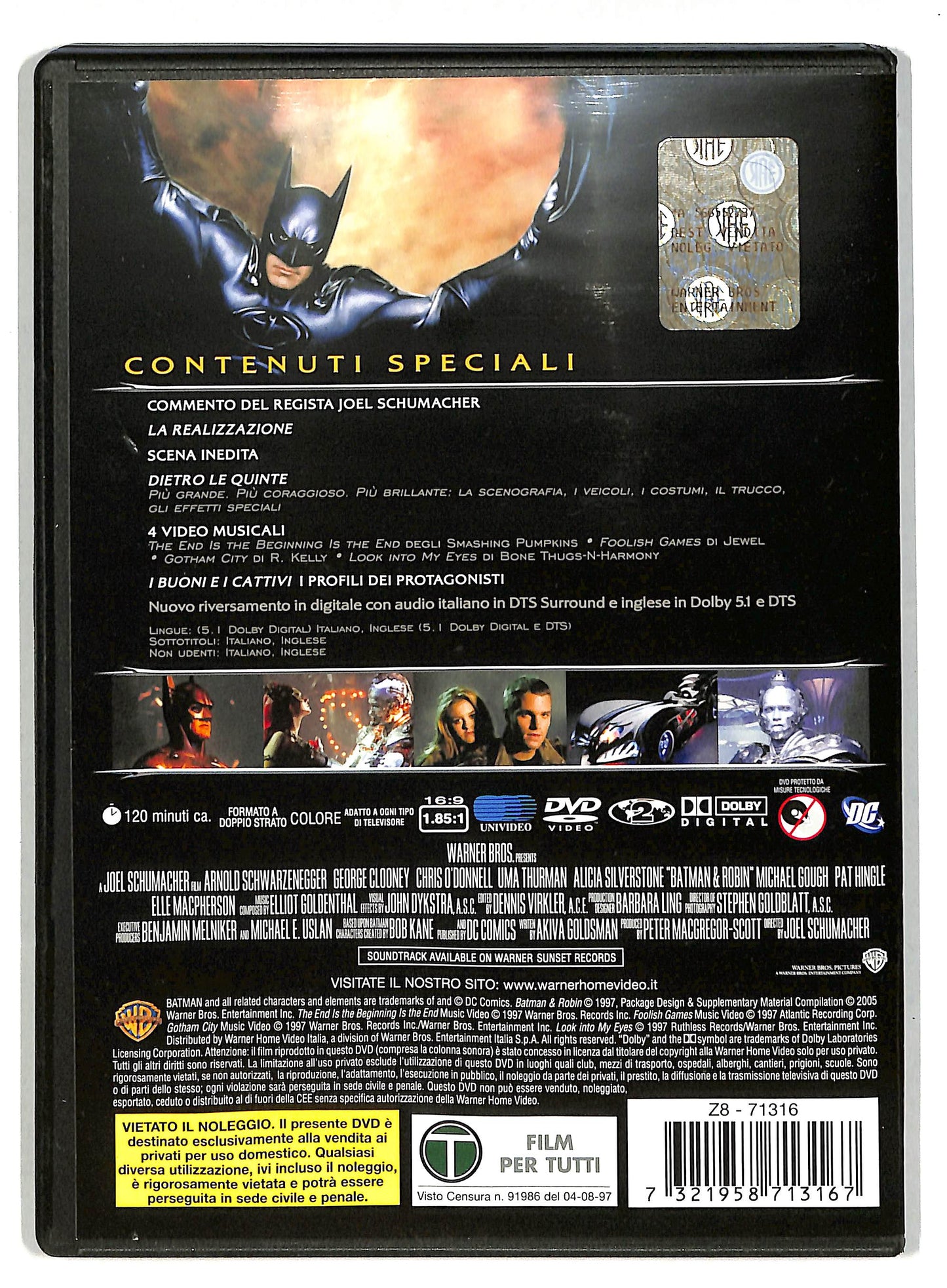 EBOND Batman & Robin EDIZIONE SPECIALE DVD D819818