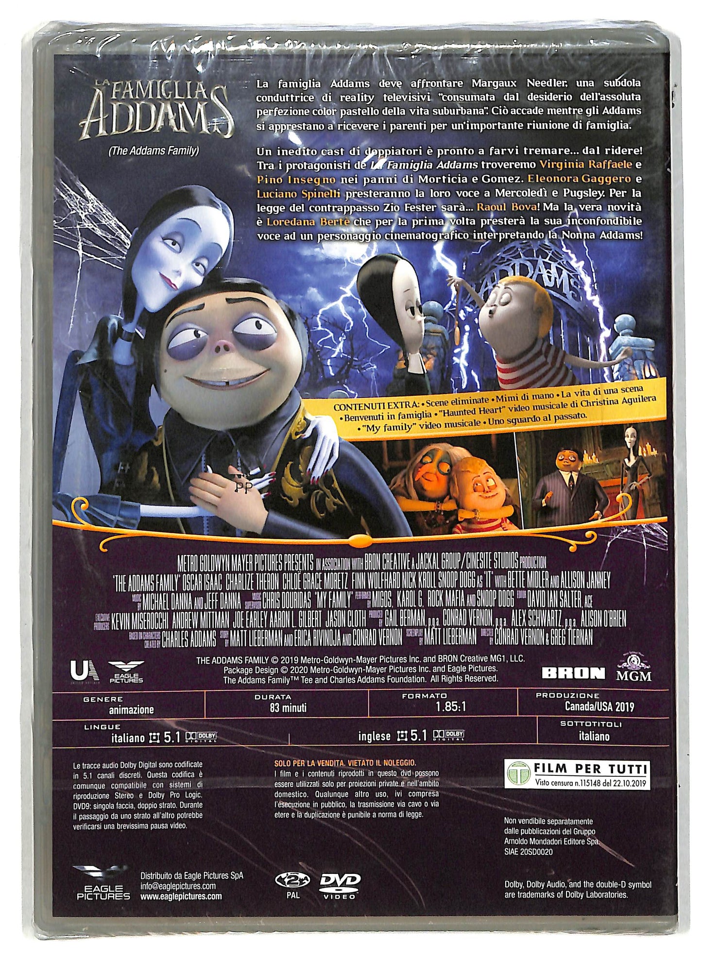 EBOND La famiglia Addams EDITORIALE DVD D819828
