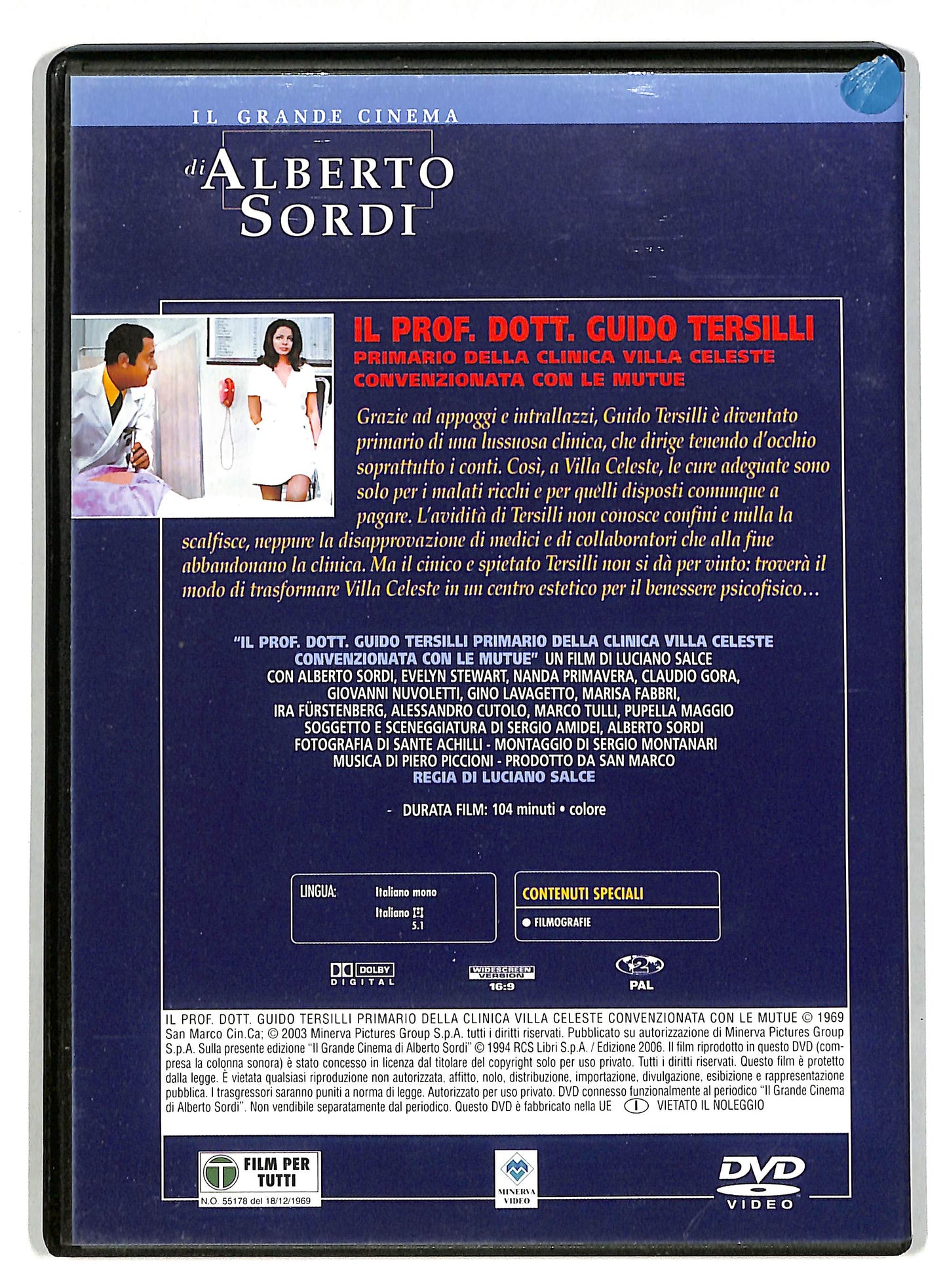 EBOND Il prof. dott. Guido Tersilli primario della EDITORIALE DVD D819829