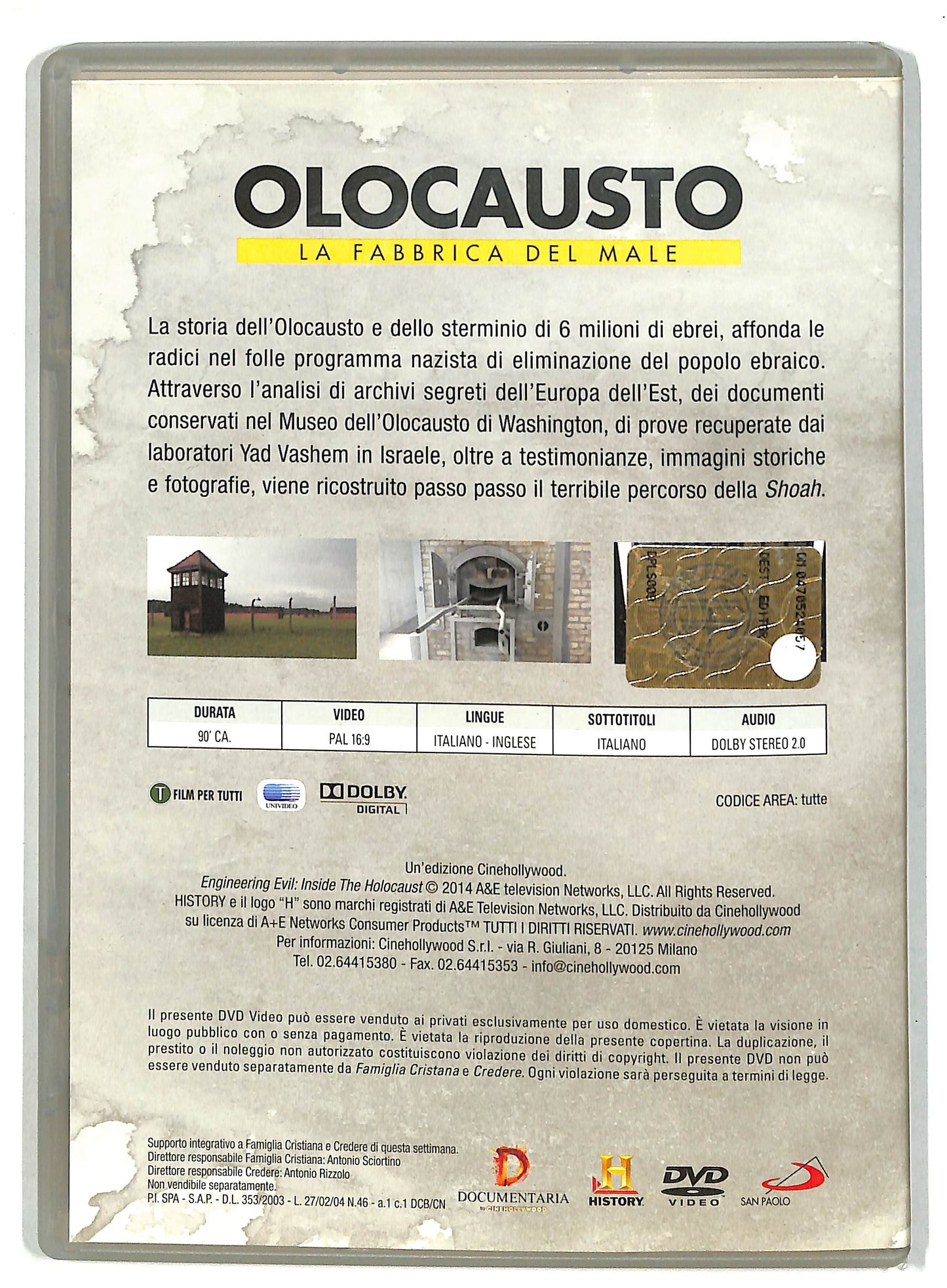 EBOND Olocausto - La Fabbrica Del Male EDITORIALE DVD D819831