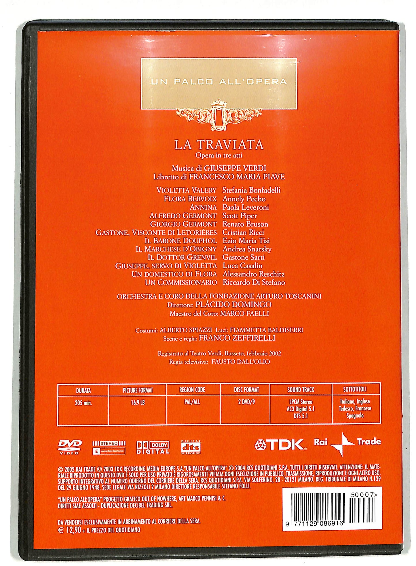 EBOND La traviata giuseppe verdi - Un palco all'opera EDITORIALE DVD D819845
