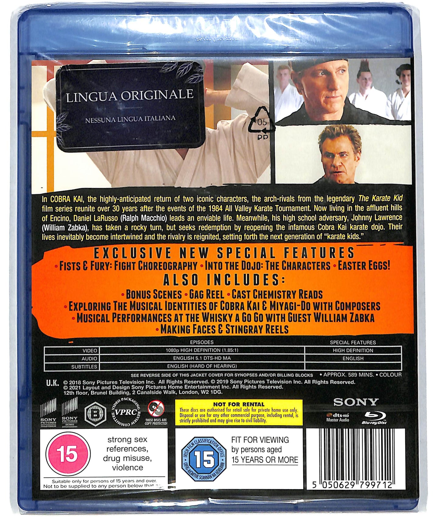 EBOND Cobra Kai - Seasons 01-02 - no ita BLURAY D819918