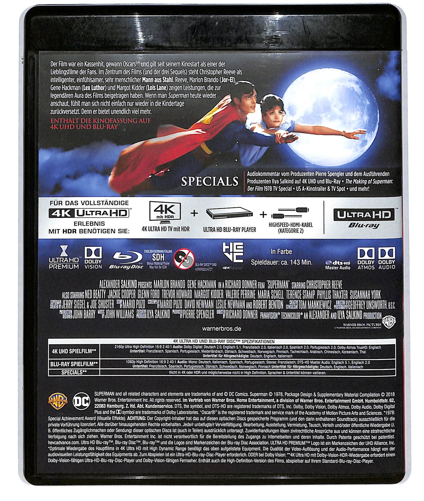 EBOND Superman Der Film - 4K Ultra HD BLURAY D819947