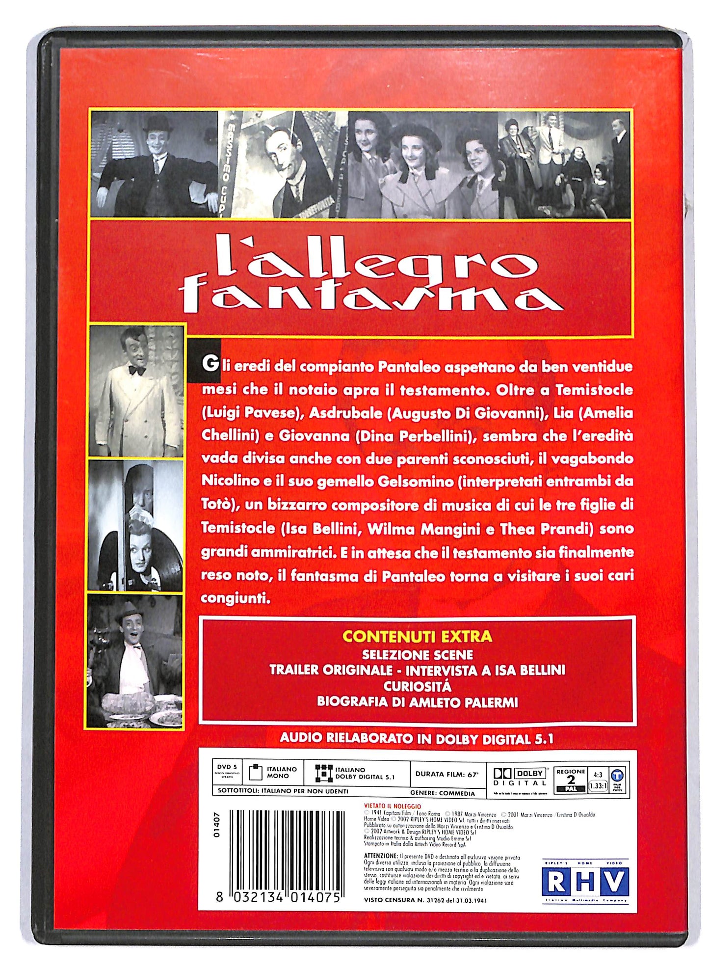 EBOND L'allegro fantasma DVD D820005