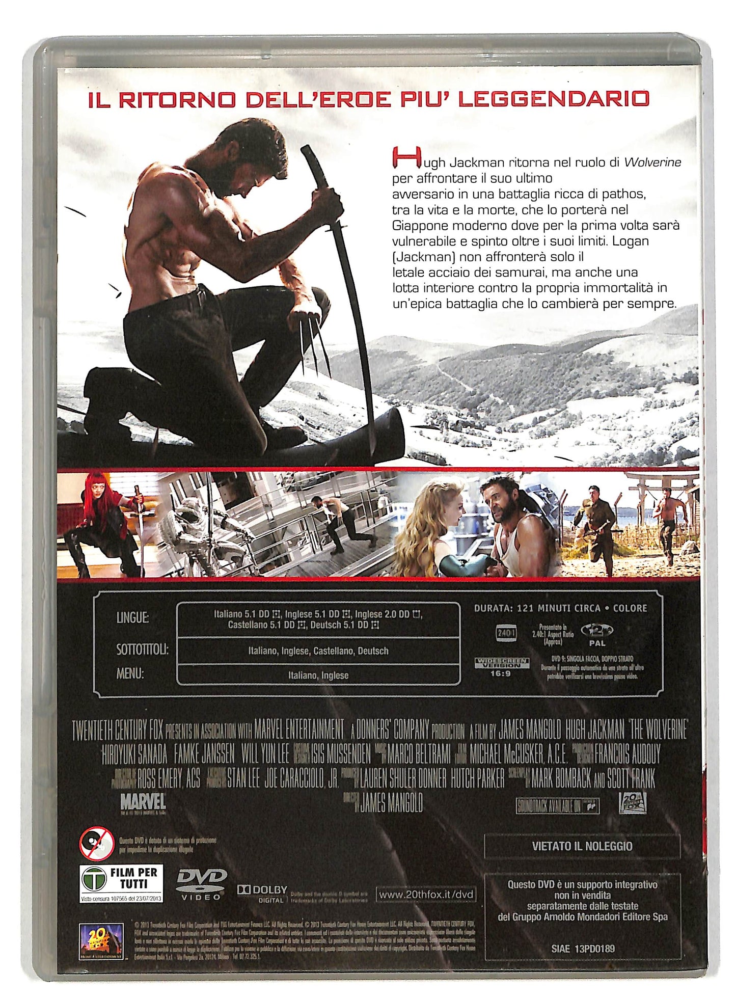 EBOND Wolverine - L'immortale EDITORIALE DVD D820040