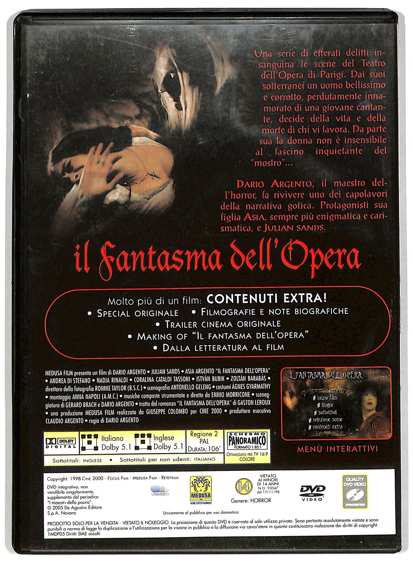 EBOND Il fantasma dell'Opera DVD D820046