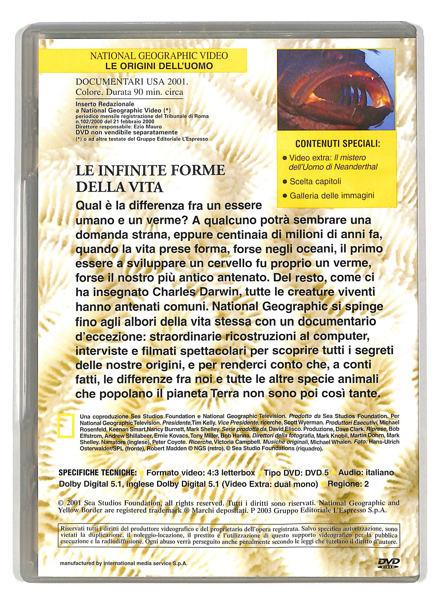 EBOND Le Origini Dell' Uomo - National Geographic Vol 10 EDITORIALE DVD D820049