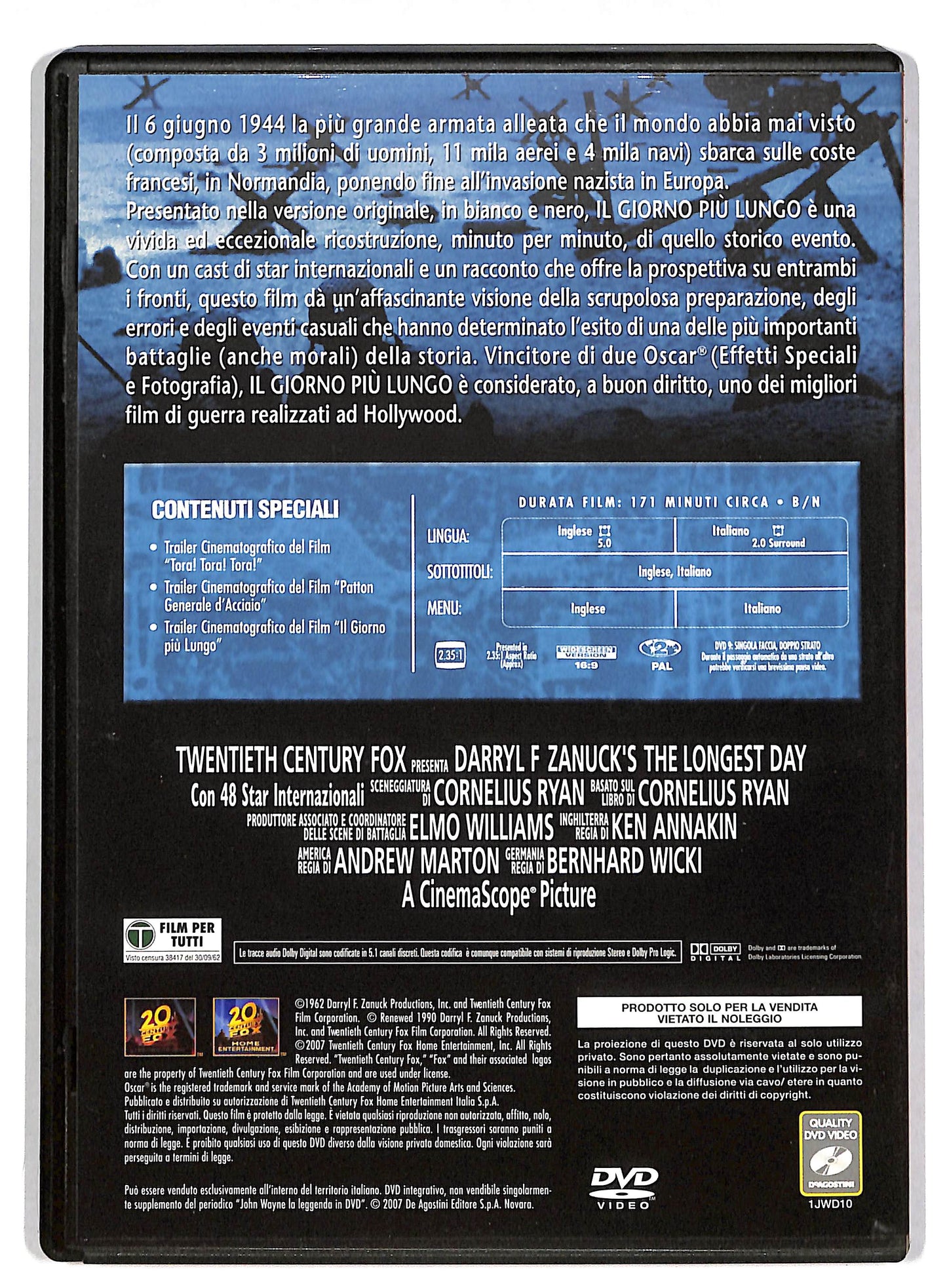 EBOND Il giorno piu lungo EDITORIALE DVD D820060