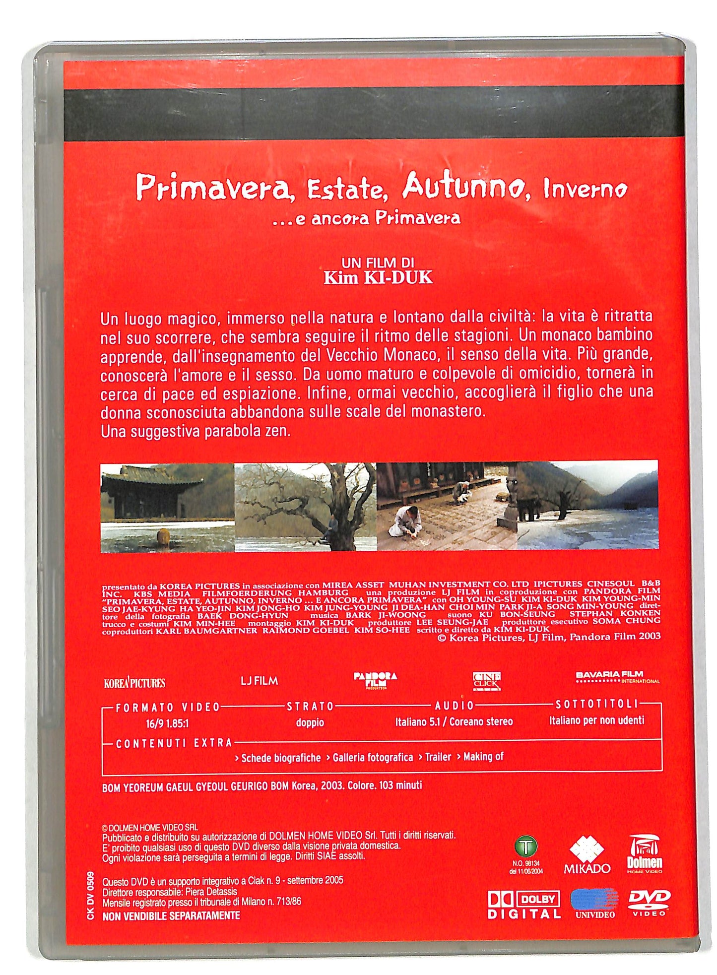EBOND Primavera, estate, autunno, inverno... e ancora primavera DVD D820147