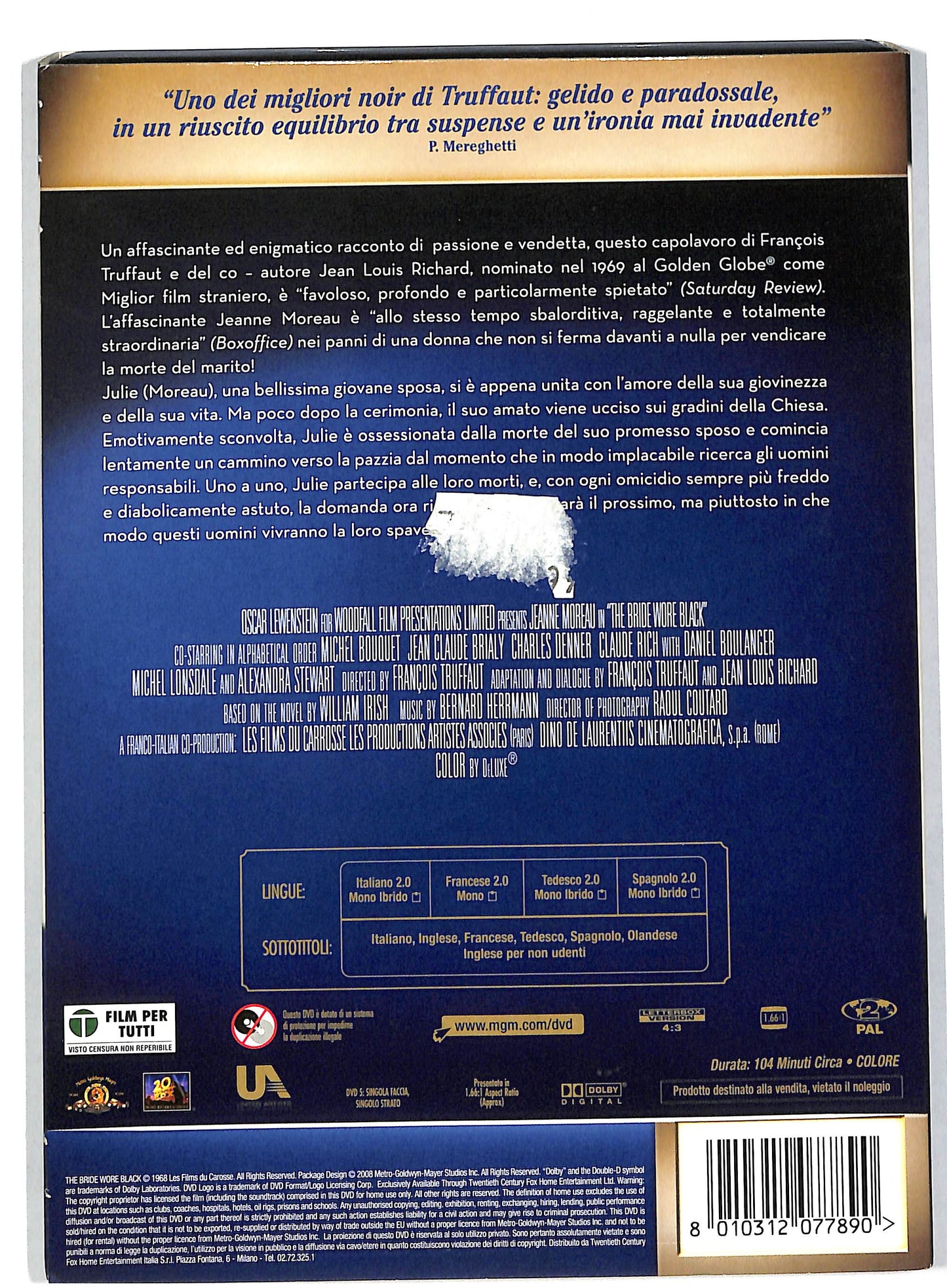 EBOND La Sposa In Nero Di Francois Truffaut DVD D820204