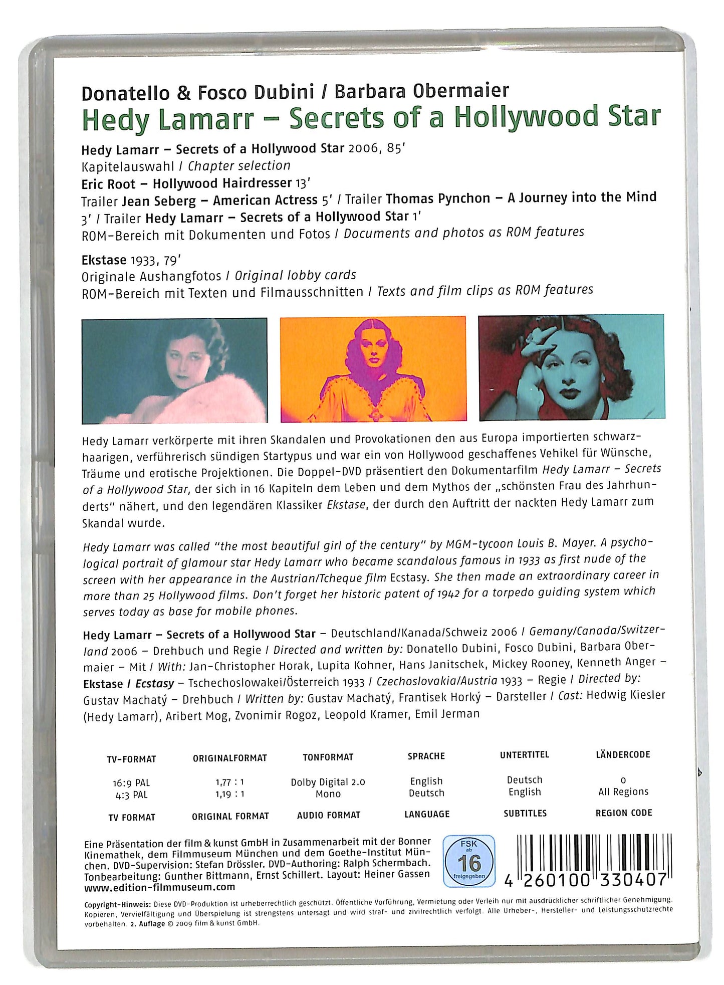 EBOND Hedy Lamarr - Secrets of a Hollywood Star - no ita DVD D820209