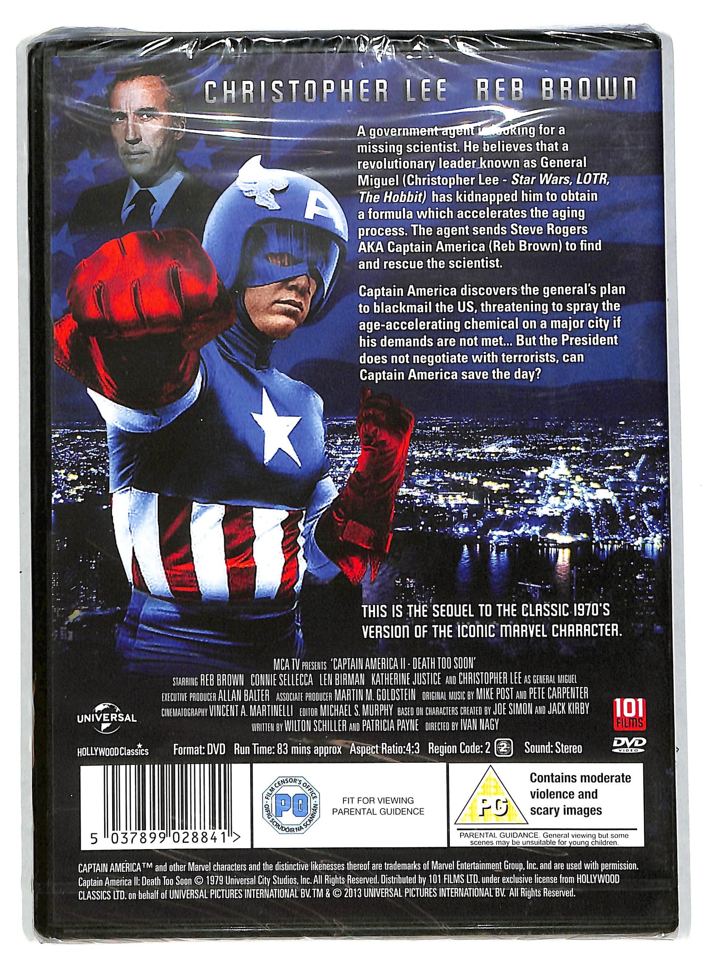 EBOND Captain America Death Too Soon - edizione UK DVD D820212