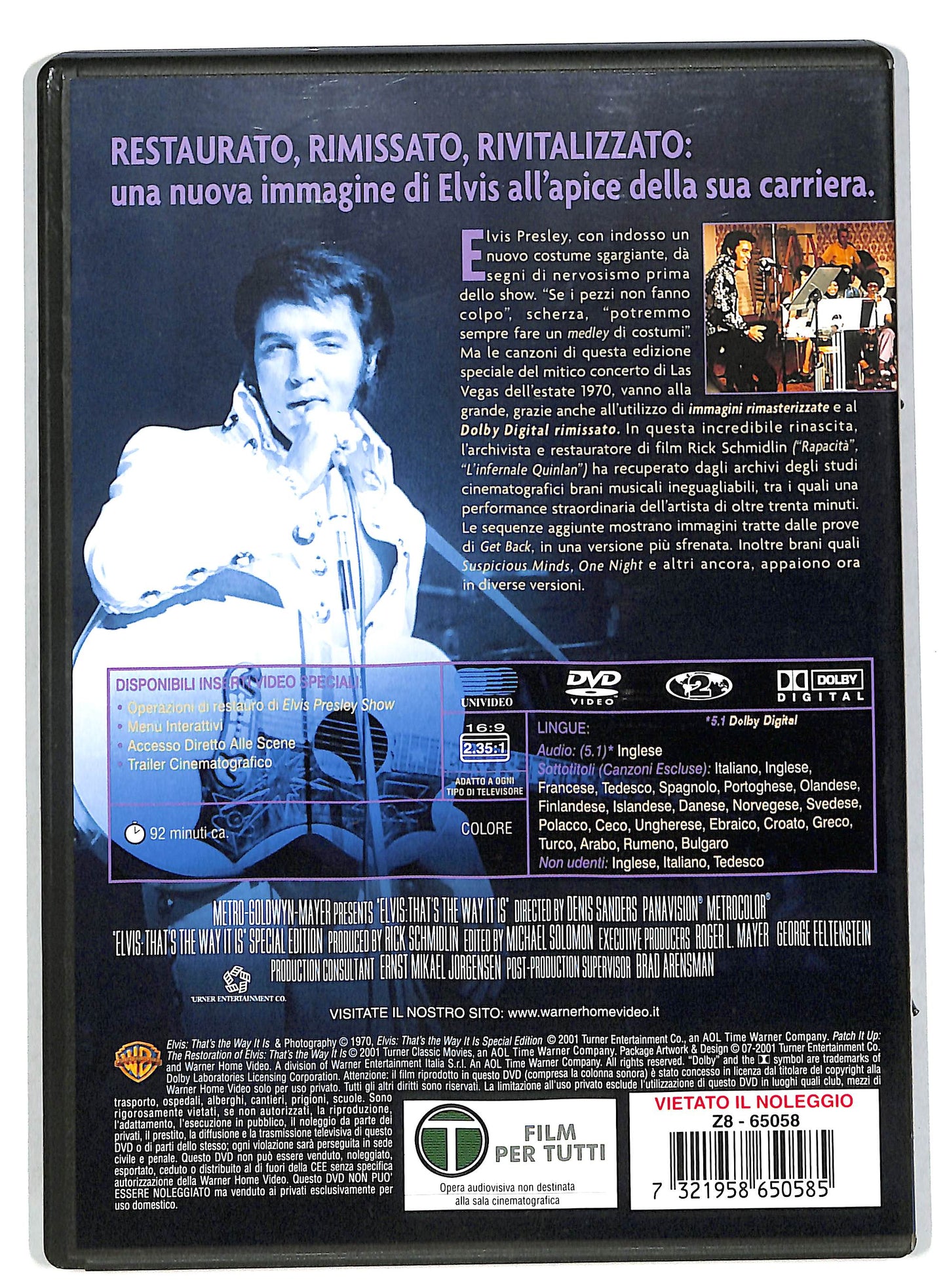 EBOND Elvis Presley Show DVD D820259