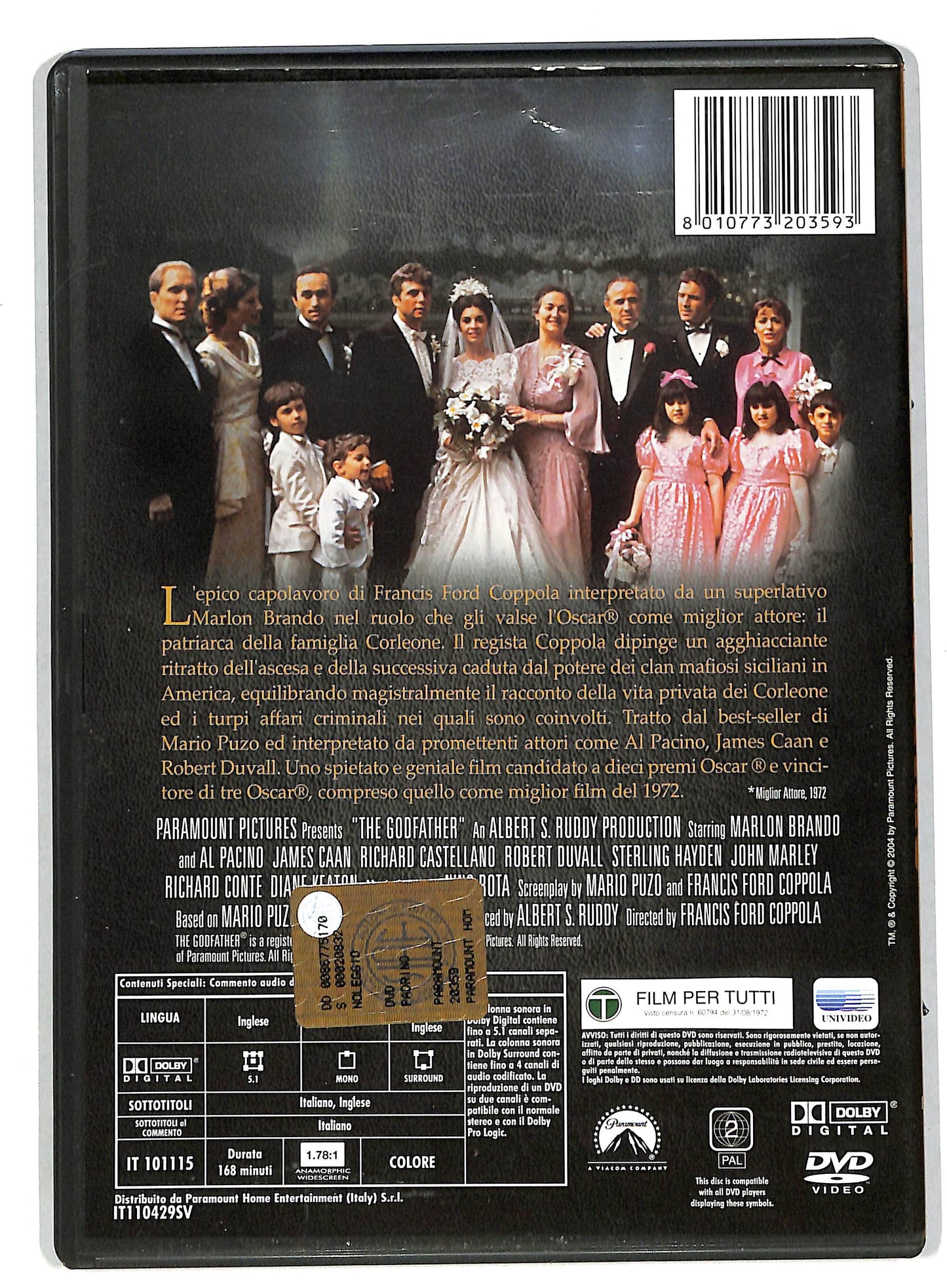 EBOND Il padrino DVD D820263