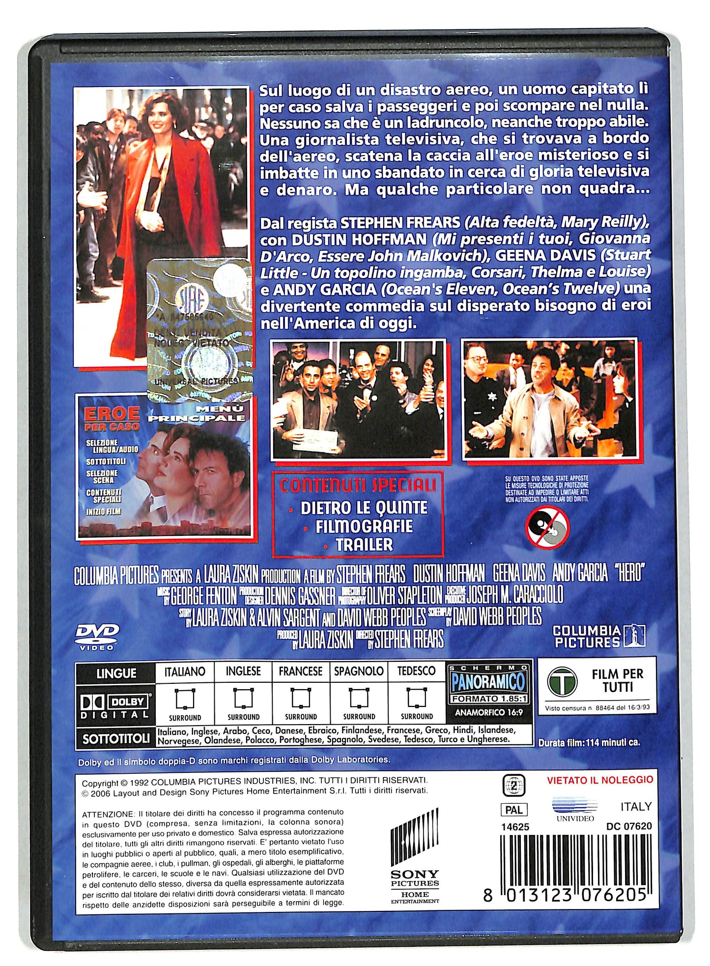 EBOND Eroe per caso DVD D820304