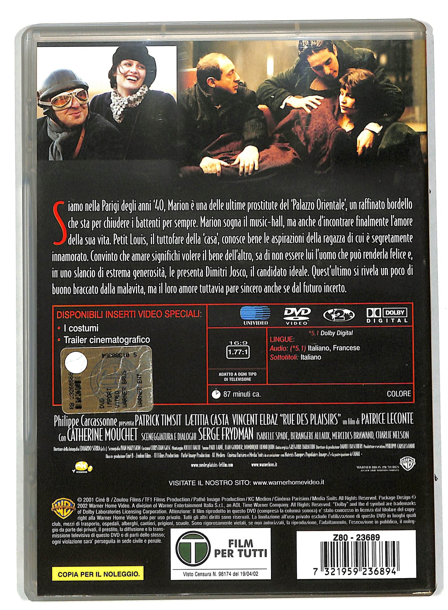 EBOND Rue des plaisirs NOLEGGIO DVD D820527