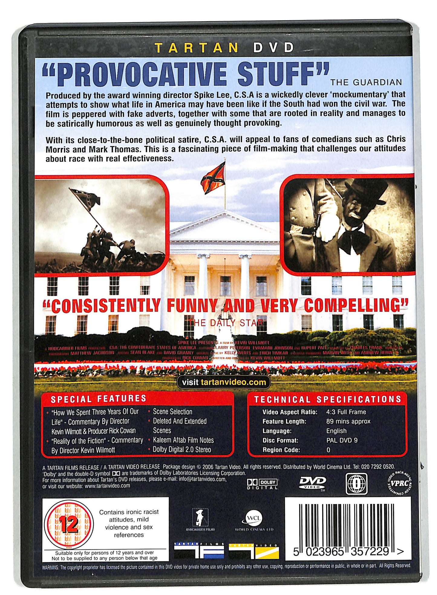 EBOND Csa Confederate States Of America - Edizione UK DVD D820549