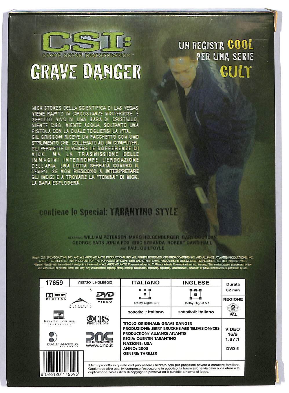 EBOND CSI: Grave Danger sLIPCASE DVD DB552301