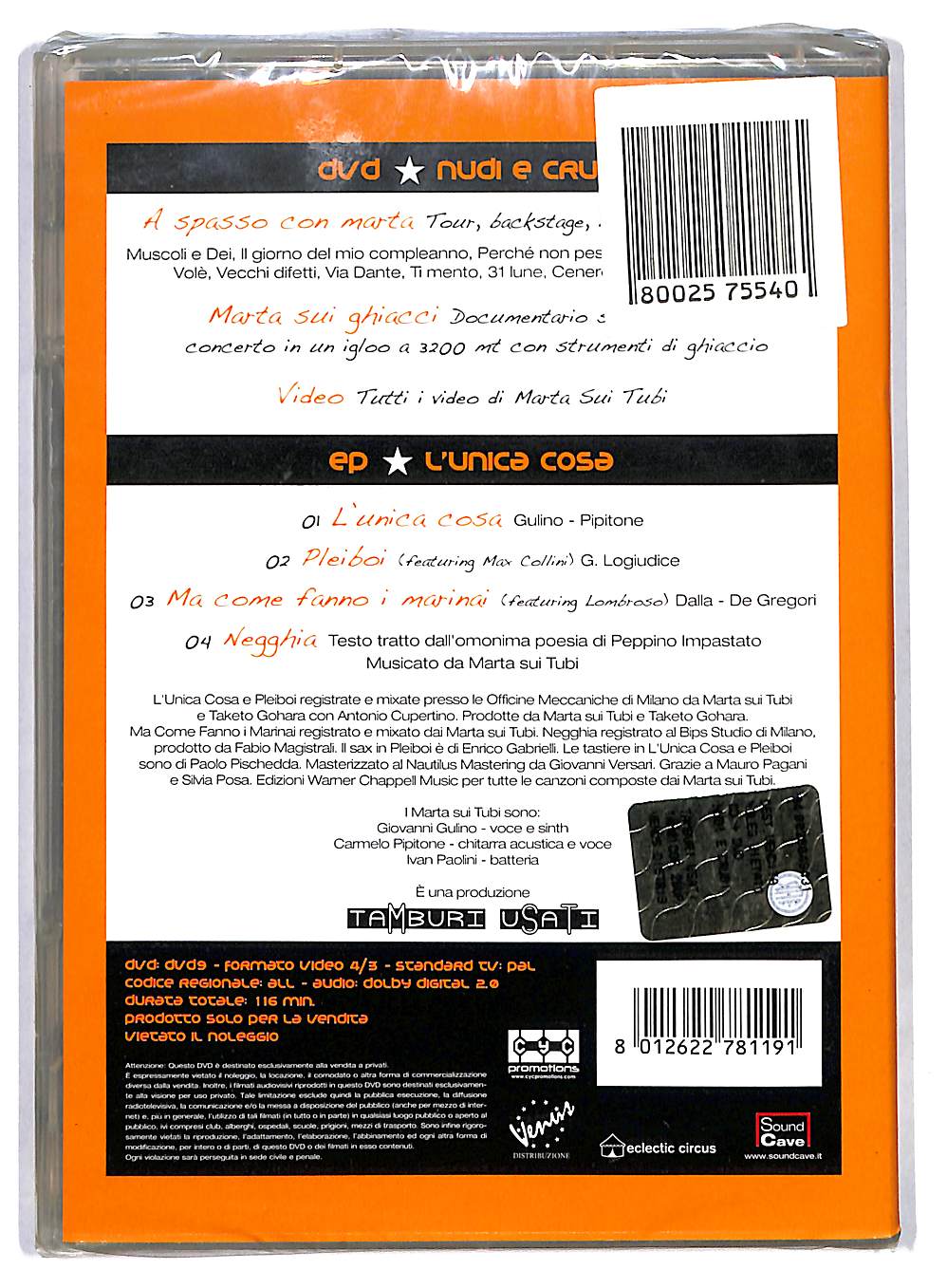 EBOND Nudi e Crudi I Concerti,I Video Le follie  DVD DB552311