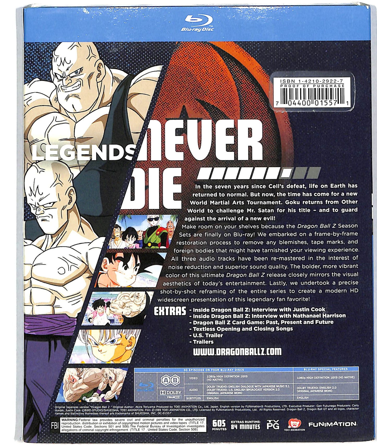 EBOND Dragon Ball Z Season 7 EDIZIONE UK BLURAY DB552652