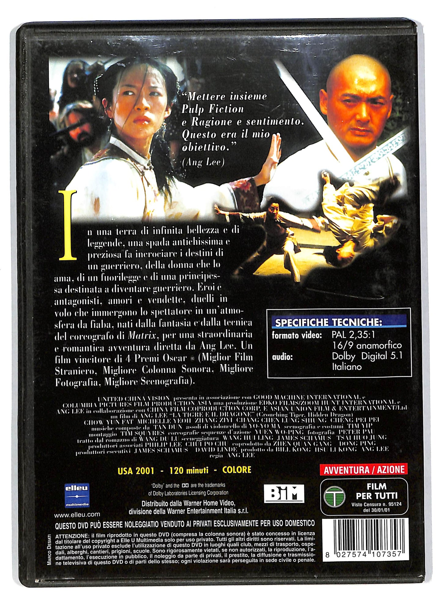 EBOND La tigre e il dragone NOLEGGIO DVD DB552667