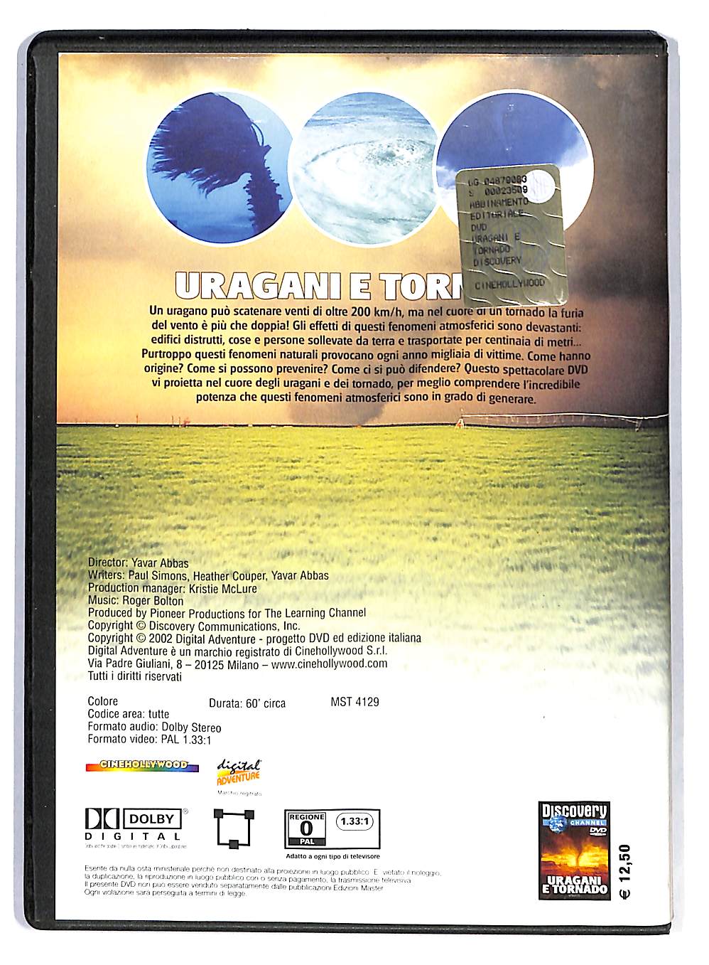 EBOND Discovery Channel - Uragani e Tornado  EDITORIALE DVD DB552929