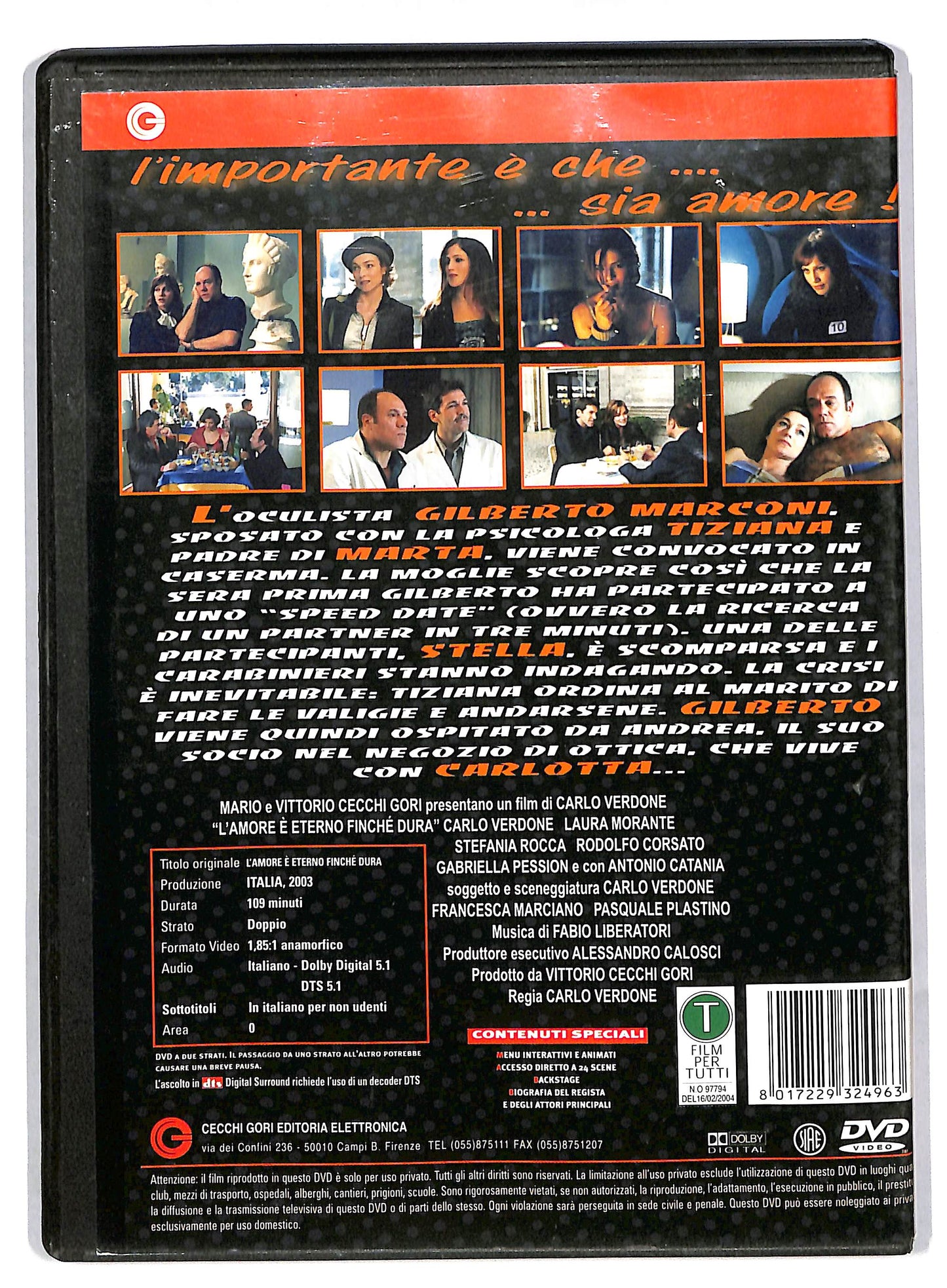 EBOND L'amore e eterno finche dura NOLEGGIO DVD DB553134
