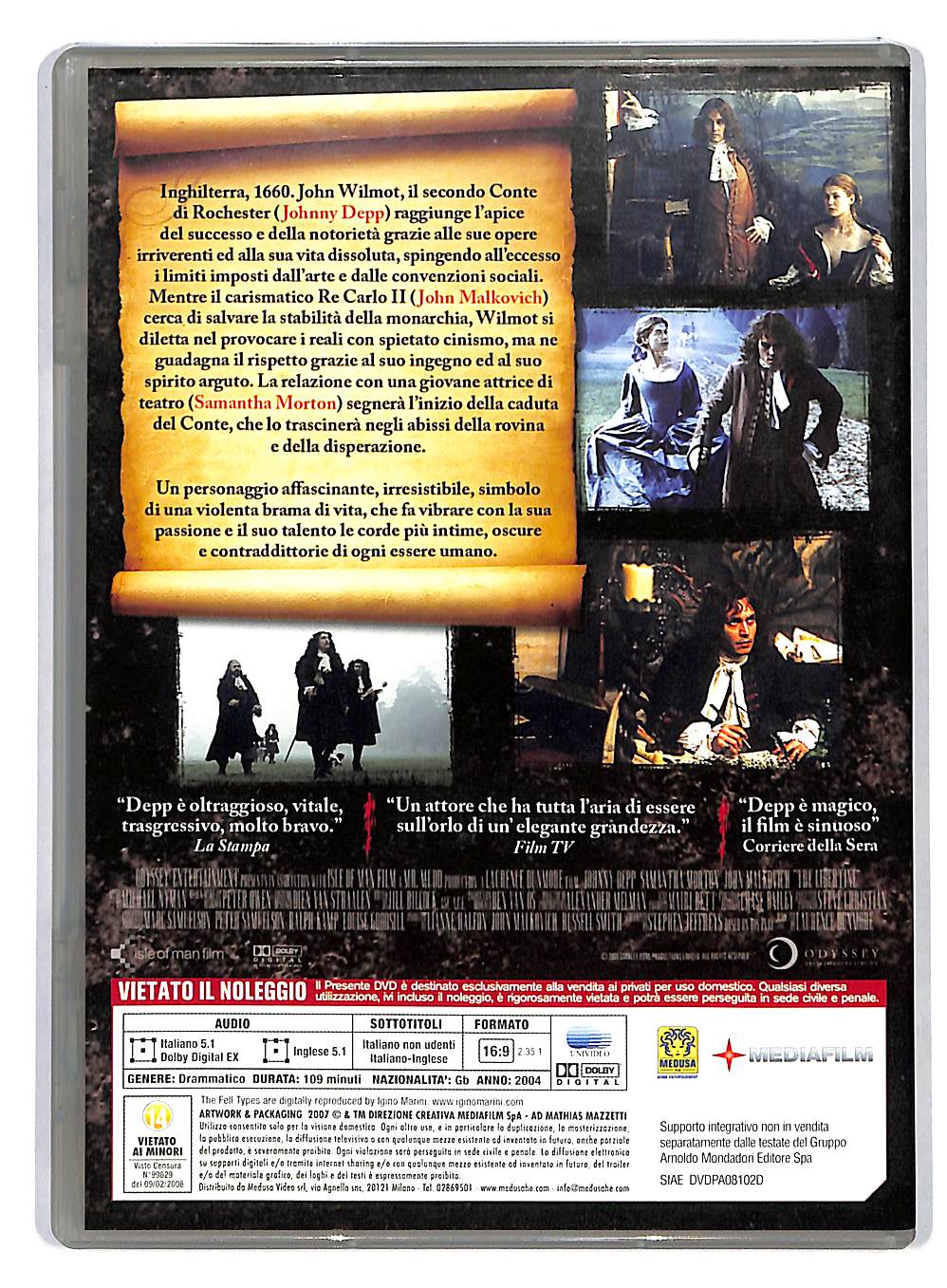 EBOND THE LIBERTINE (2006) DVD DB553334