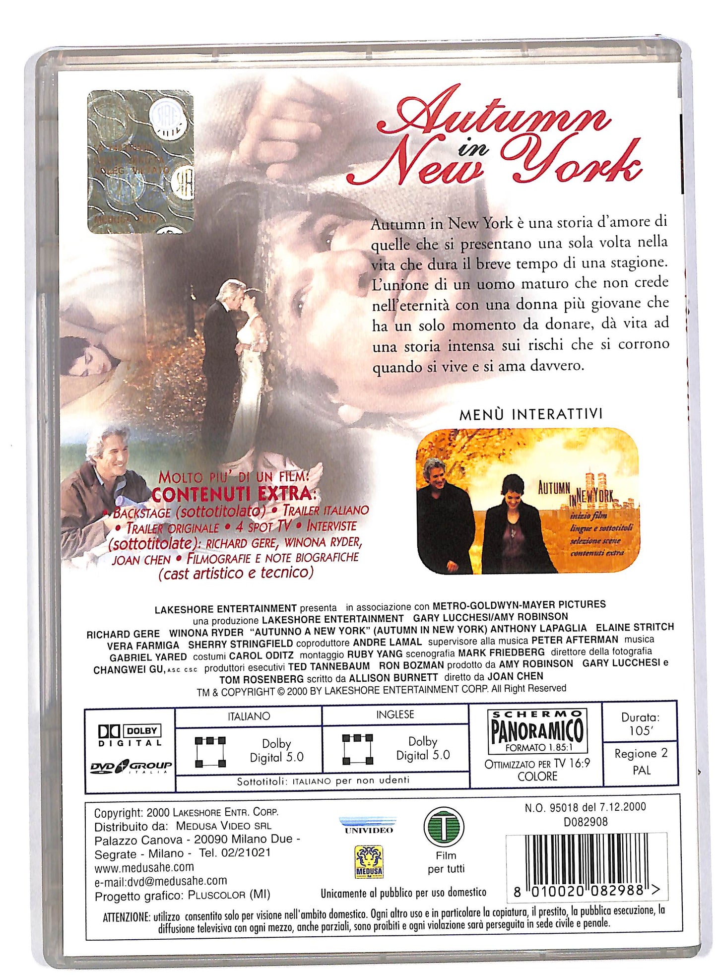 EBOND Autumn In New York DVD DB553633