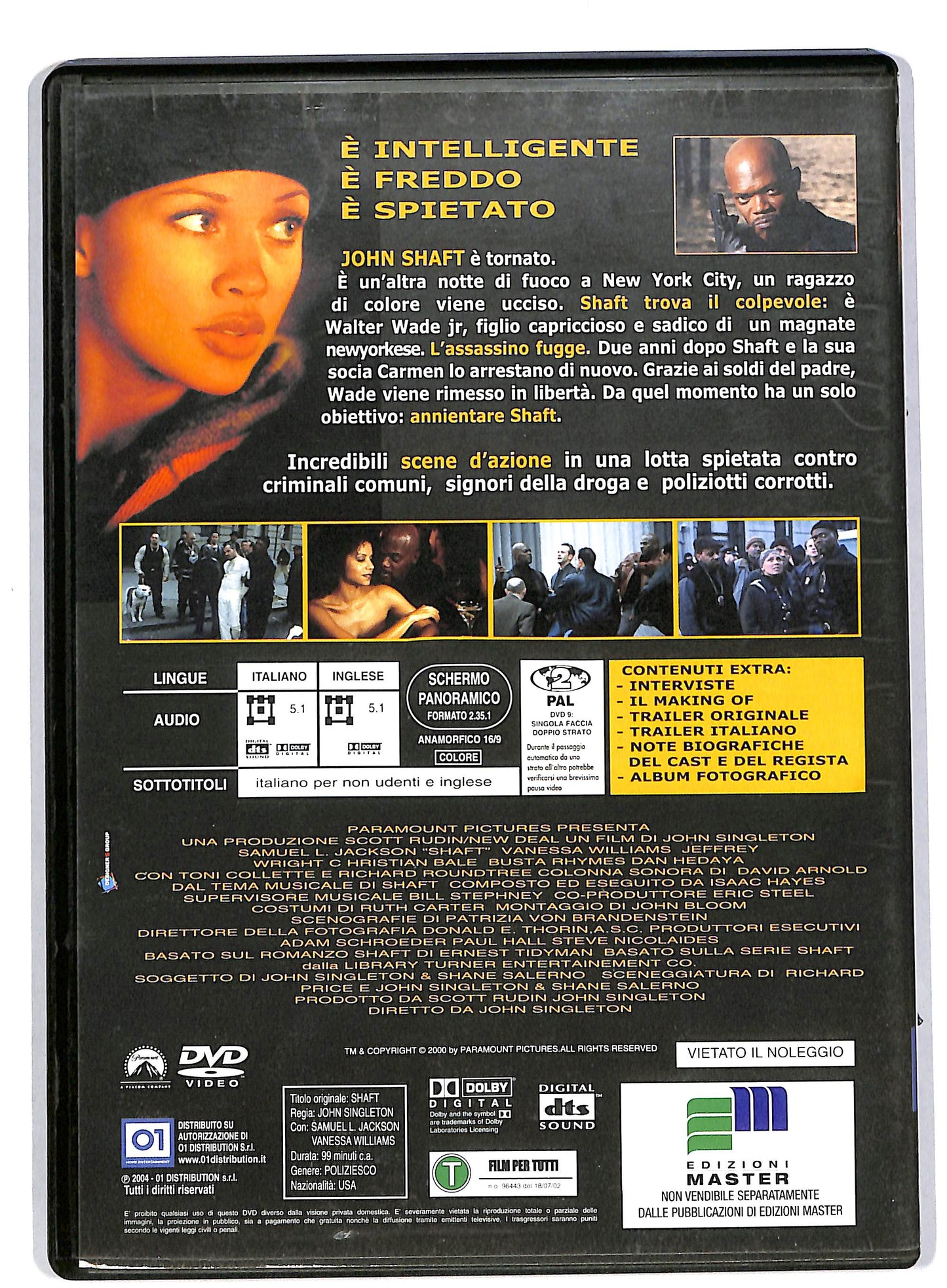 EBOND Shaft (film 2000) EDITORIALE DVD DB553637