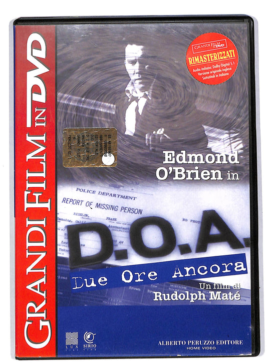 EBOND D.o.a.- Due Ore Ancora EDITORIALE DVD DB553649