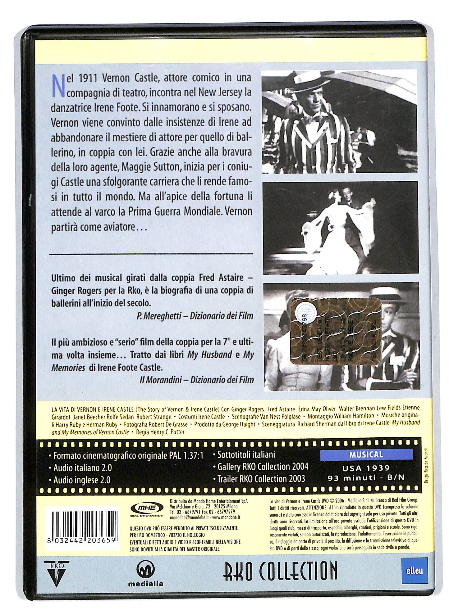 EBOND La Vita Di Vernon e Irene Castle DVD DB553825