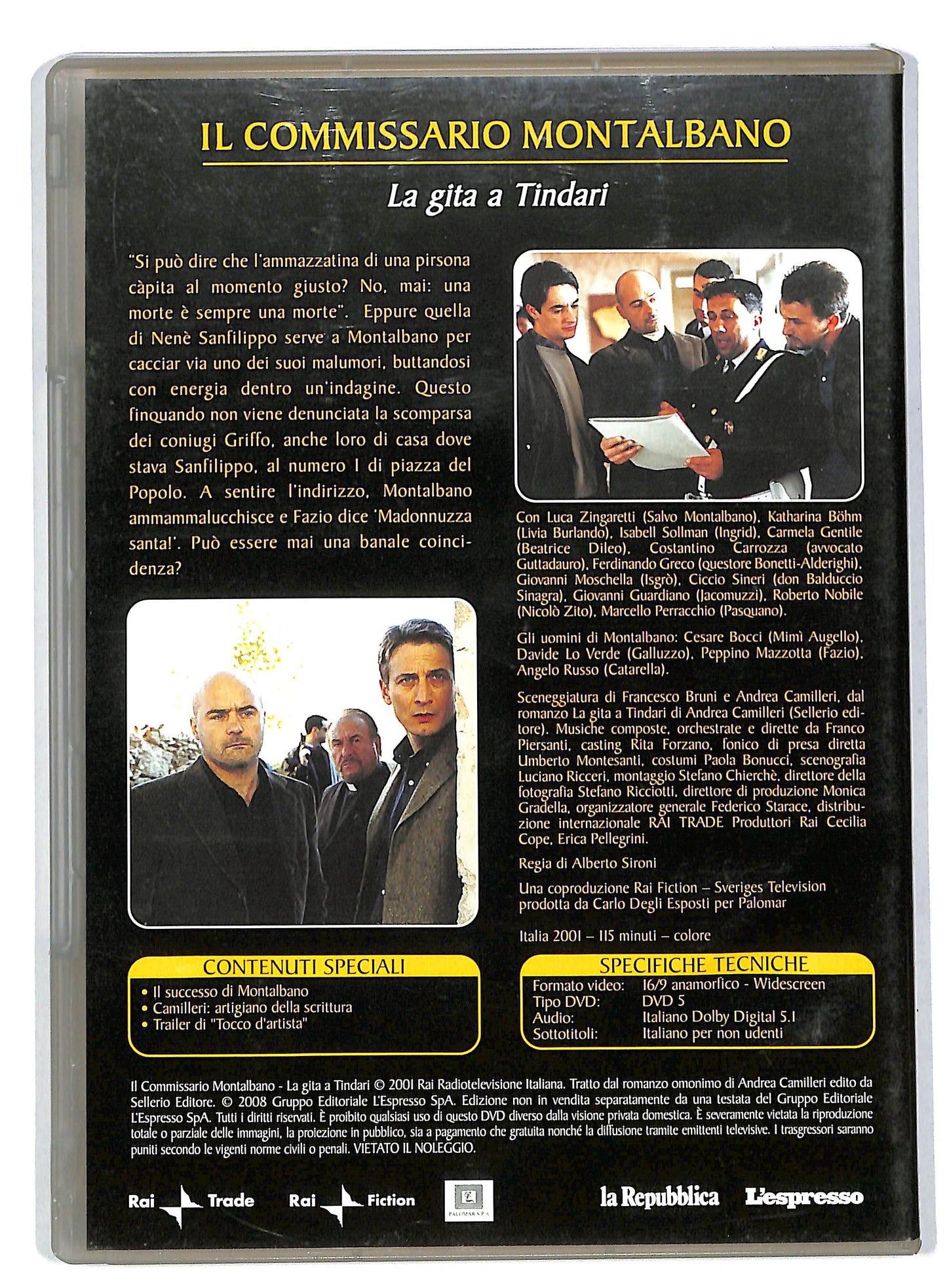 EBOND Il commissario Montalbano 5 - La gita a Tindari EDITORIALE DVD DB553831