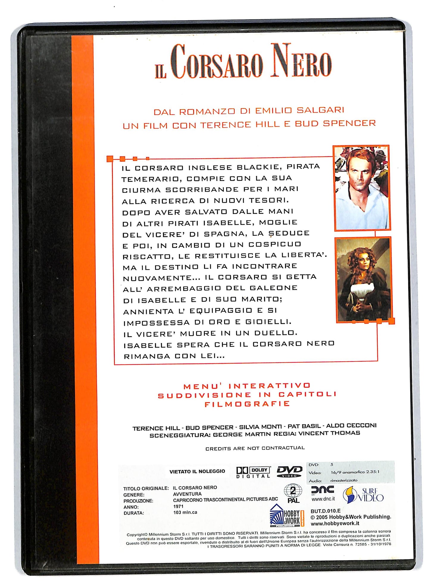 EBOND Il corsaro nero EDITORIALE DVD DB554612