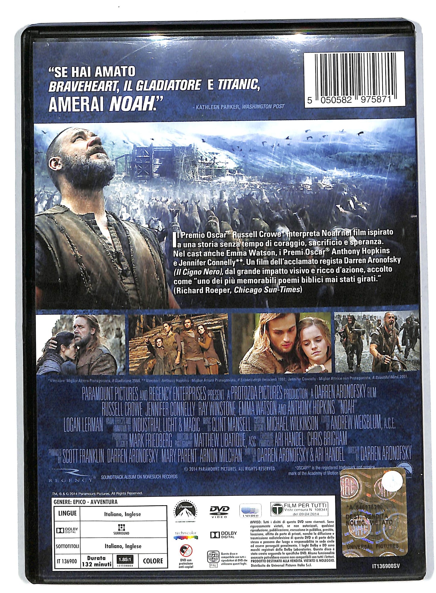 EBOND Noah Con Russel Crowe DVD DB554634