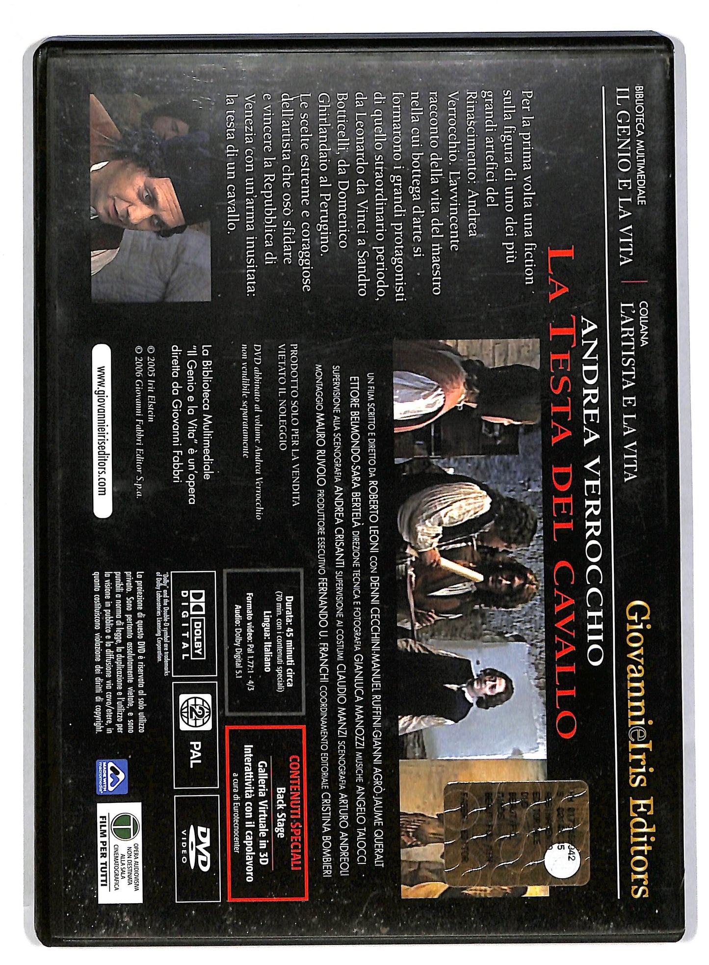 EBOND Andre Verrocchio - La testa del cavallo EDITORIALE DVD DB555155