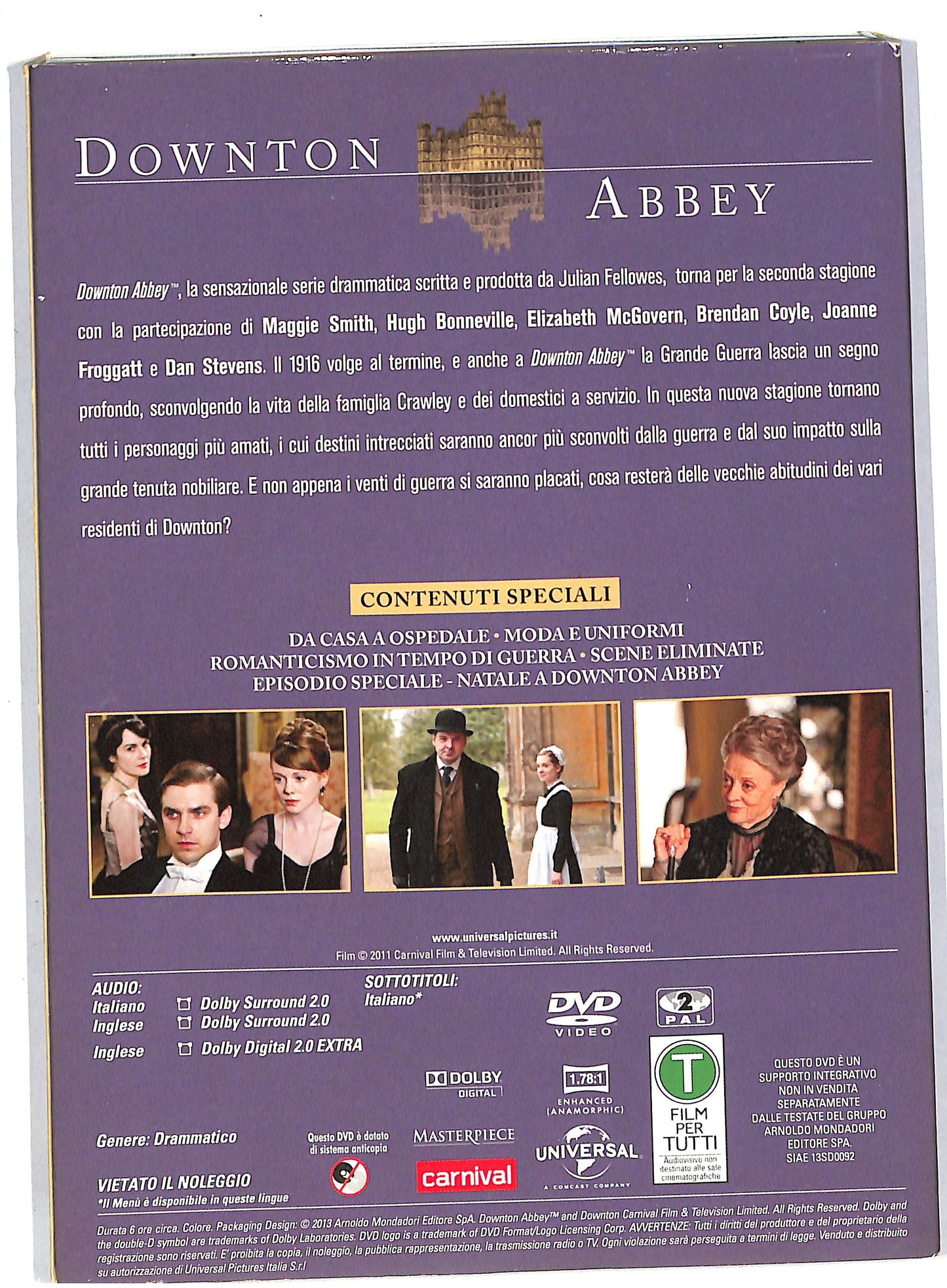 EBOND Downton abbey stagione 2 - dischi 4 EDITORIALE DVD DB555414