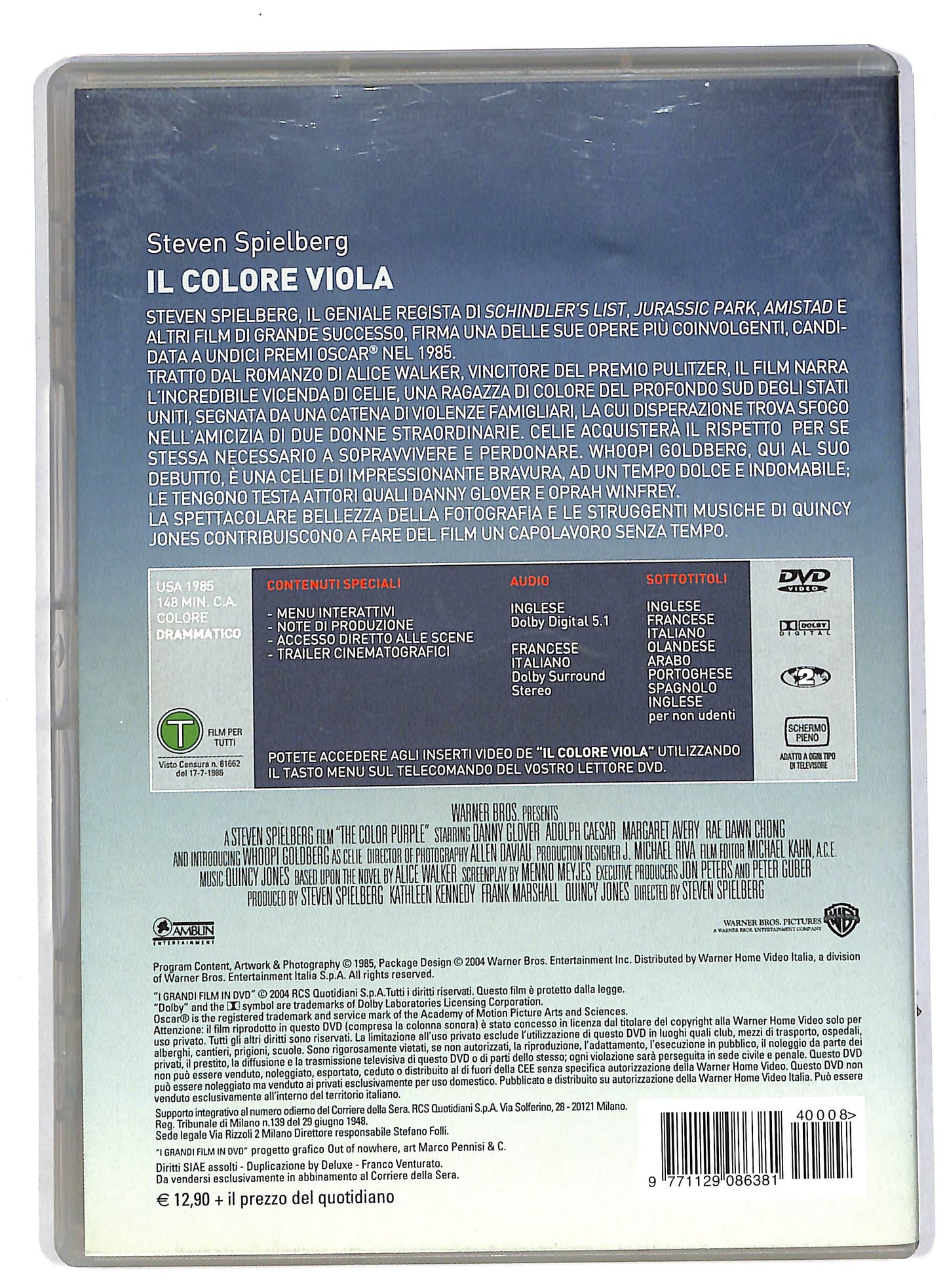 EBOND Il Colore Viola EDITORIALE DVD DB555425