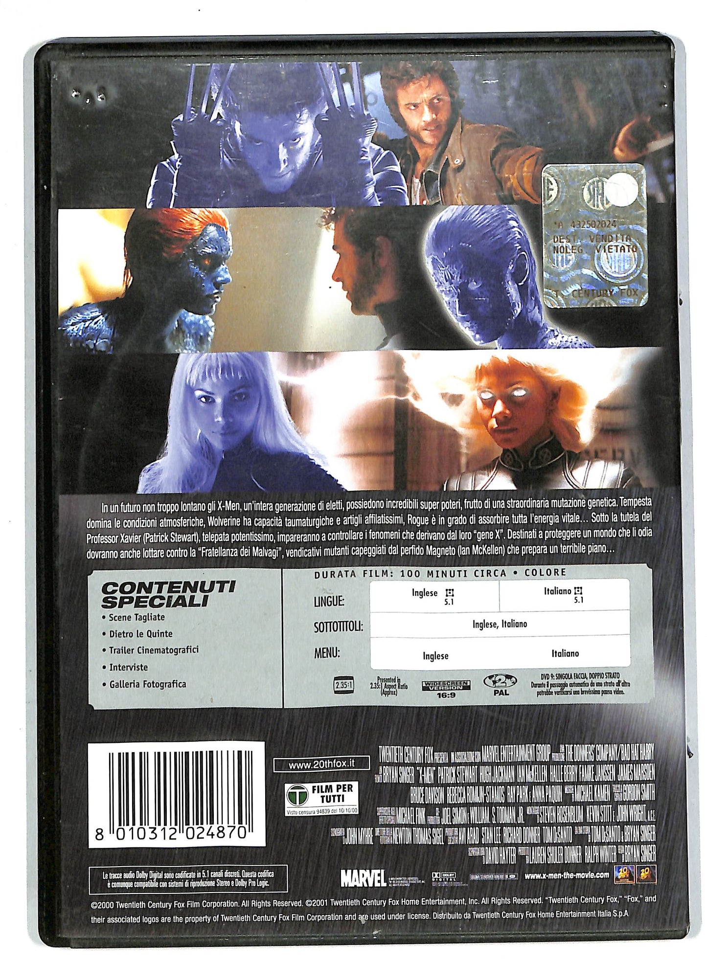 EBOND X-Men (film) DVD DB555457