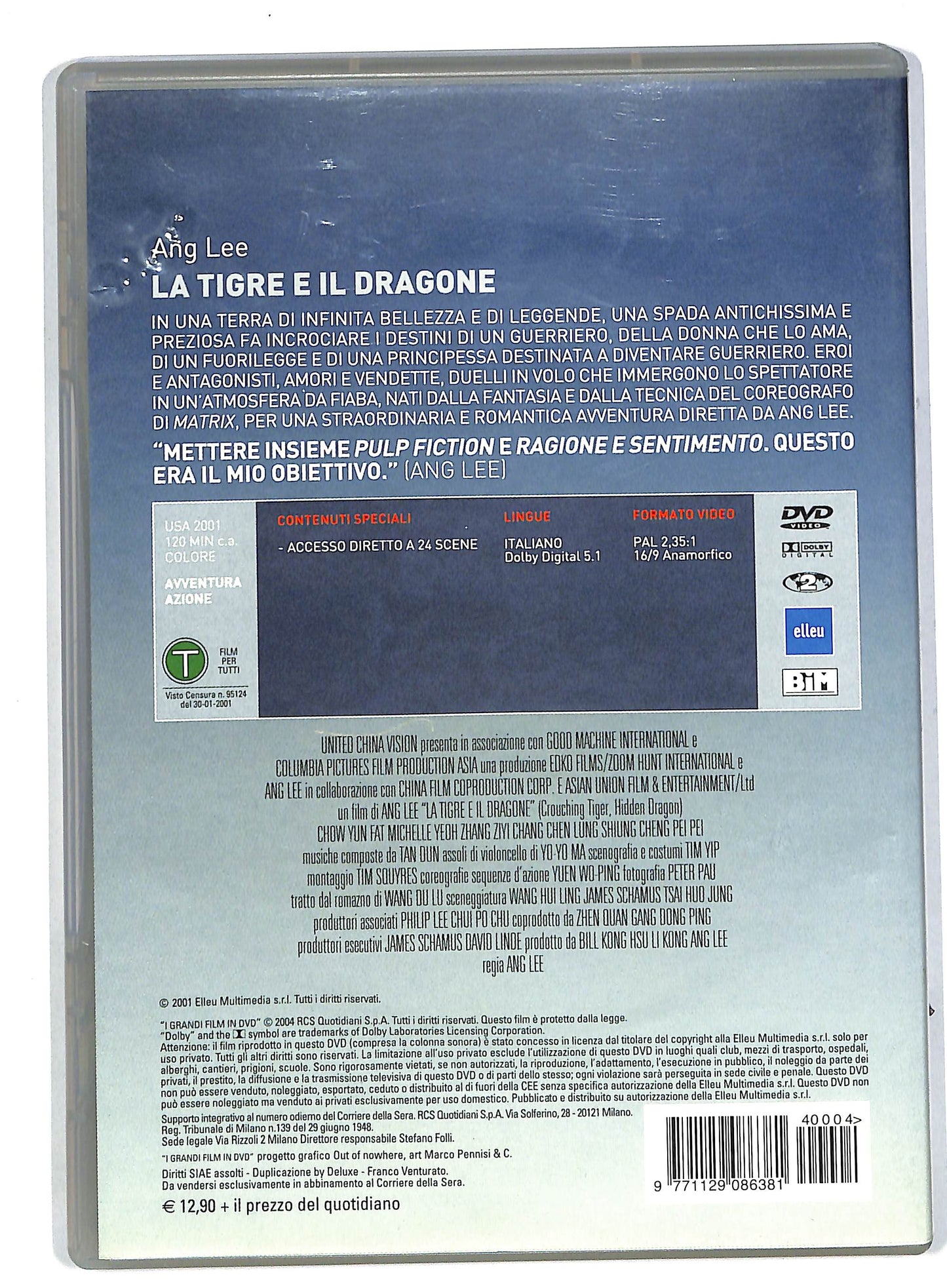 EBOND La tigre e il dragone Volume 4 EDITORIALE DVD DB555647