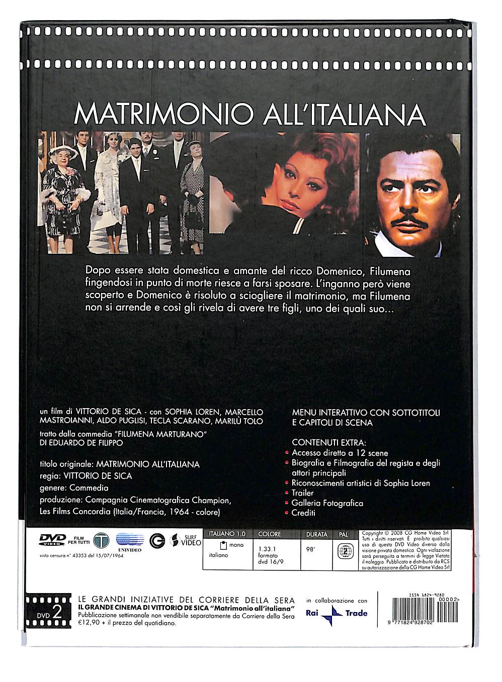 EBOND Matrimonio all'italiana EDITORIALE DVD DB556036