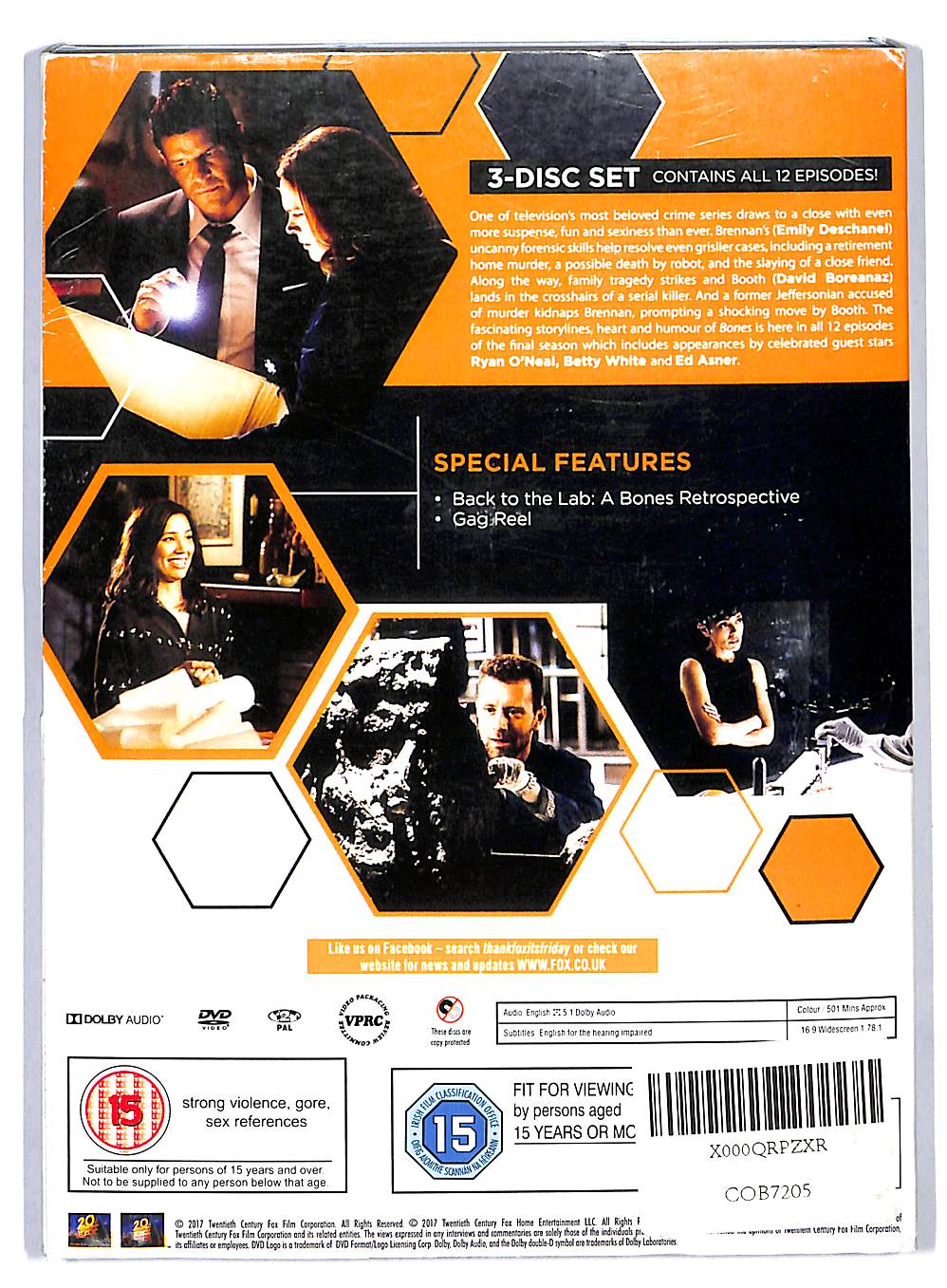 EBOND Bones The Final Chapter ( UK Version) 3 Disc Set DVD DB556039
